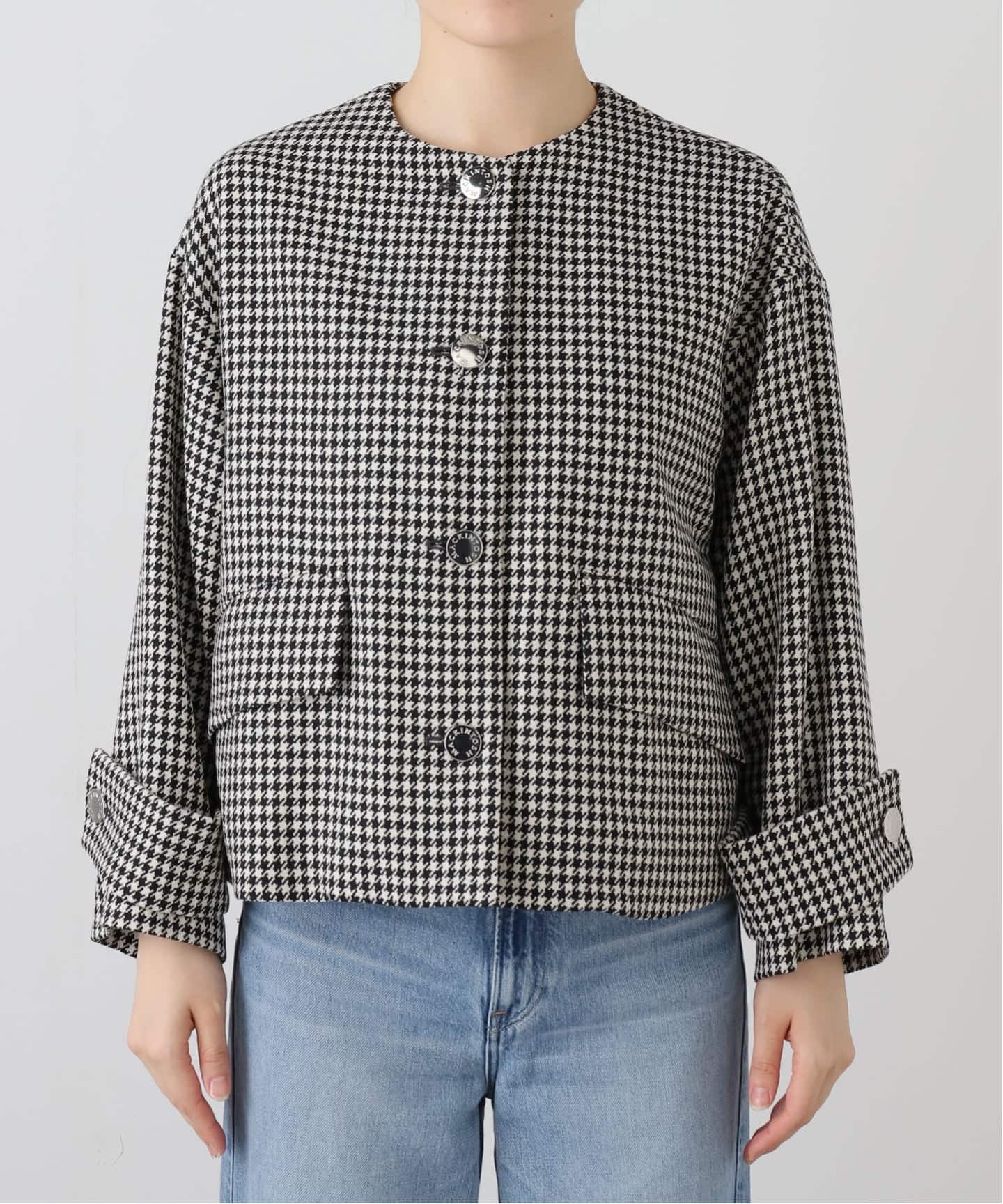 ジャケット・アウター MACKINTOSH HUMBIE NOCOLLAR MACKINTOSH/マッキントッシュ】HUMBIE NO COLLAR SL JACKET MB