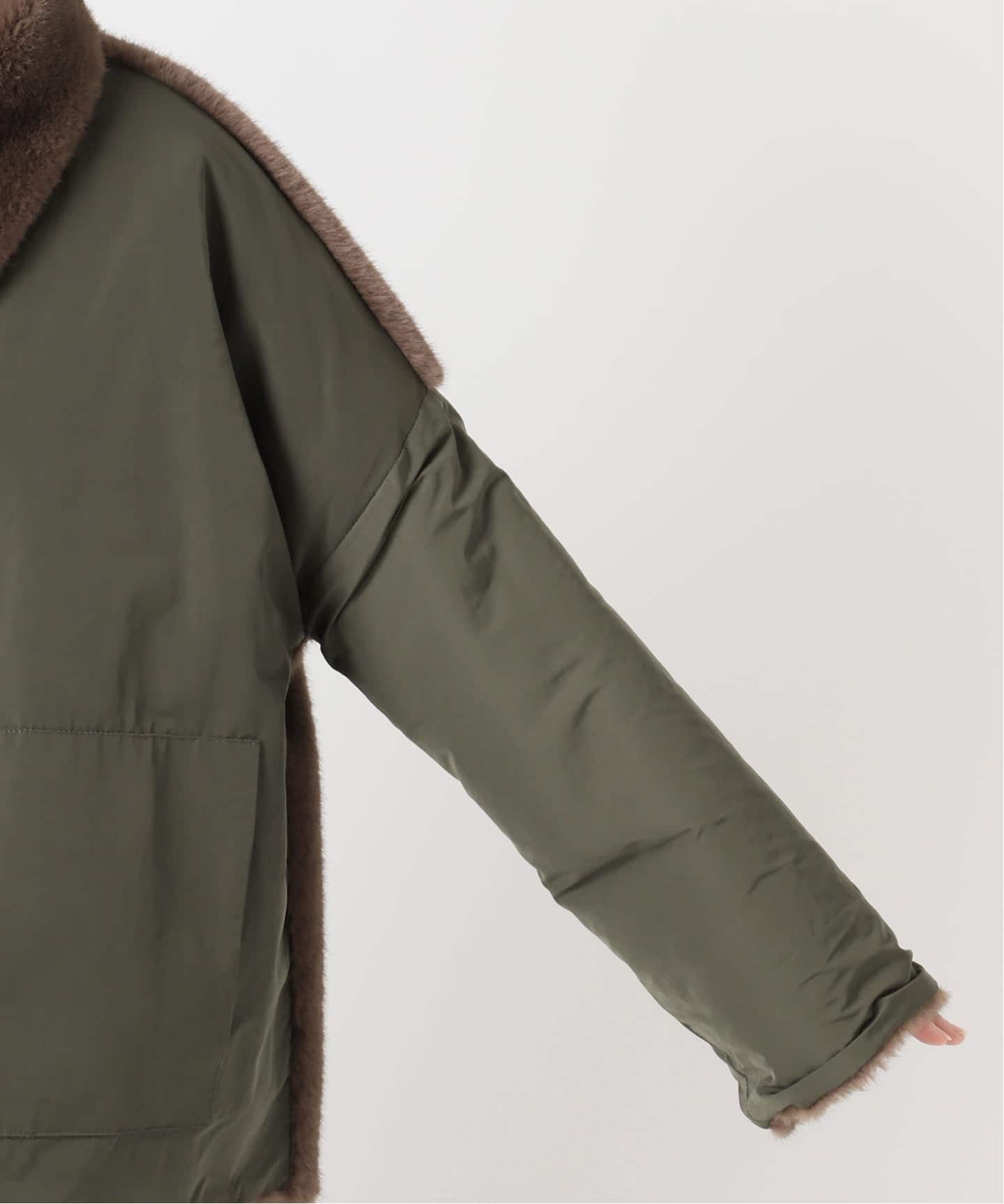 COLLECTION PRIVEE？】 WOMAN ECO-FUR JACKET：ジャケット（その他