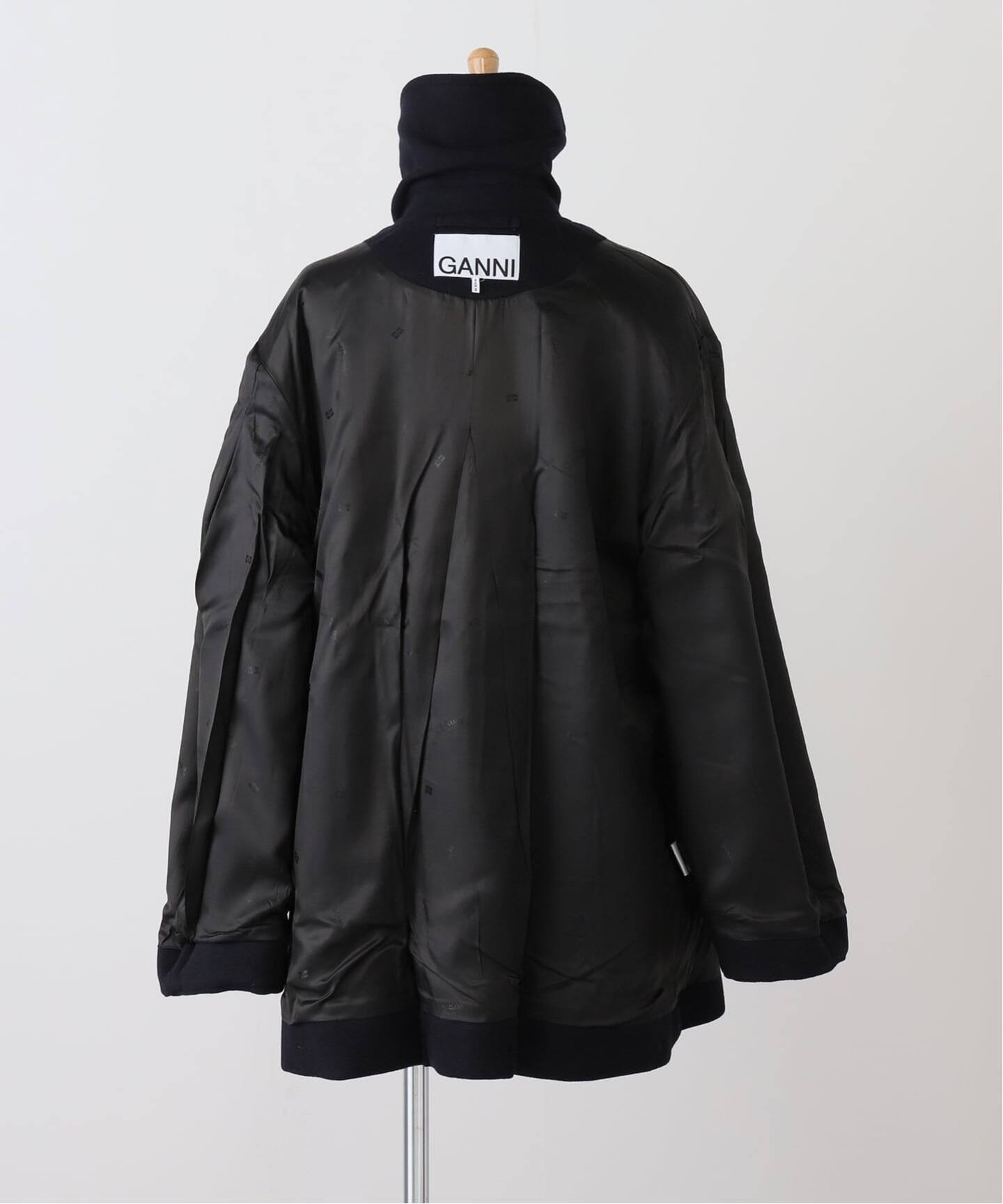 GANNI/ガニー】Peacoat Wool Midi Coat：Pコート（ピーコート