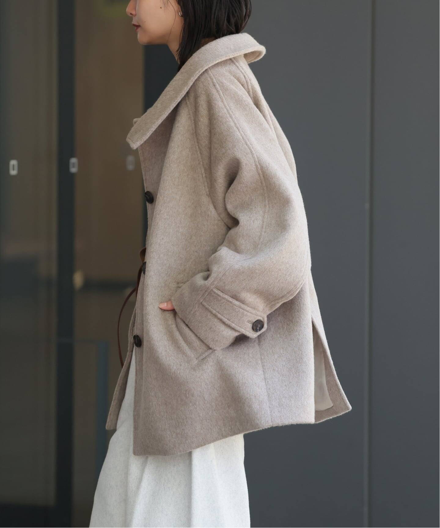 スタンドオーバーカラーコート（その他ブルゾン／アウター）｜JOURNAL