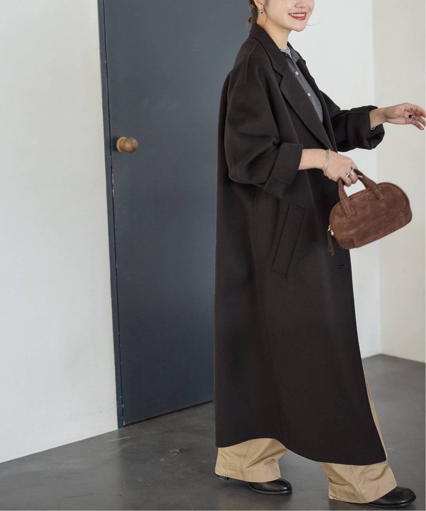 今季新作⭐︎ジャーナルスタンダードHamilton Rever ロングコート 36 Hamilton Rever ロングコート（その他ブルゾン／アウター）｜JOURNAL