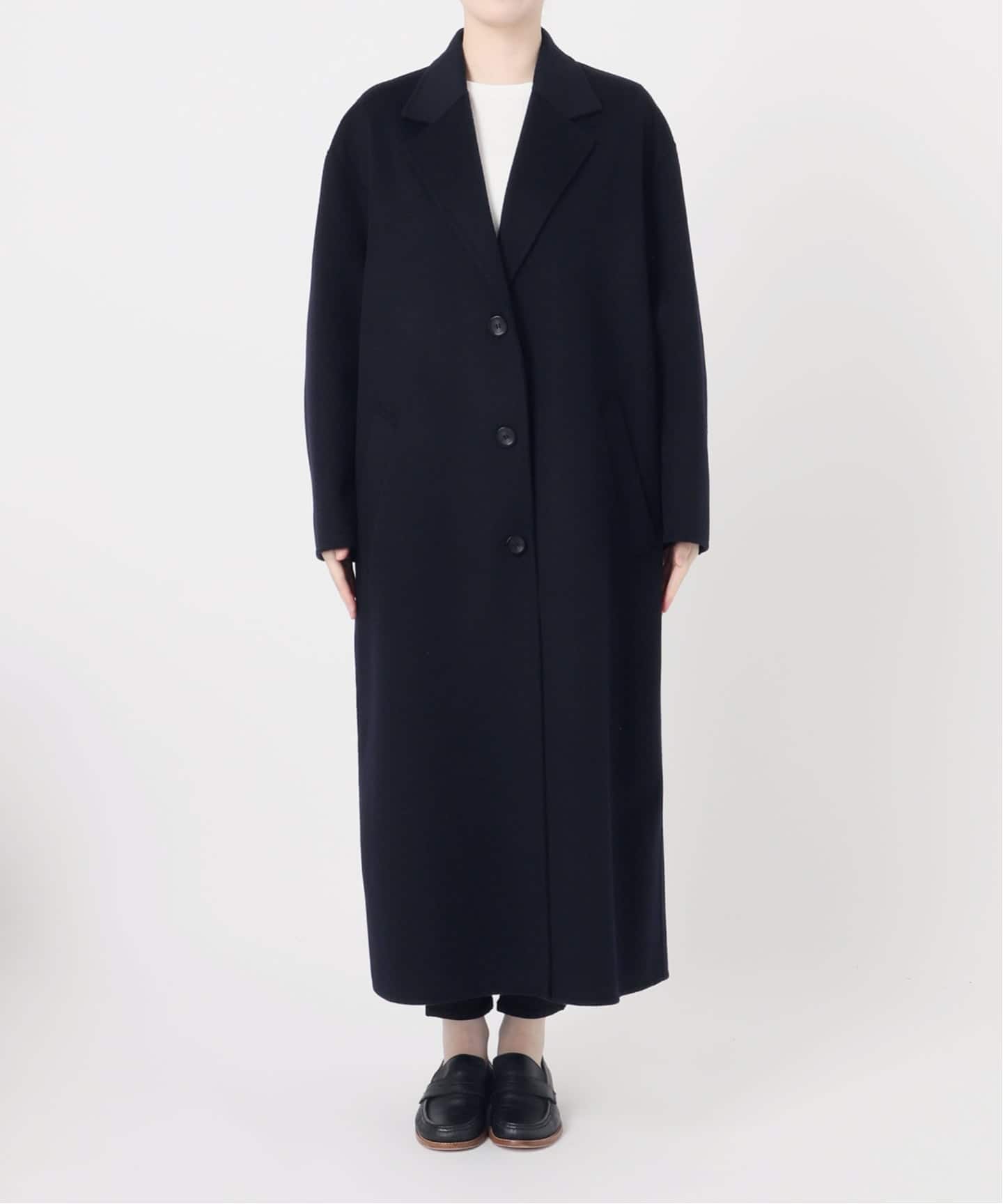 ジャーナルスタンダードJOUNALSTANDARDロングコートネイビー　M JOURNAL STANDARD（ロングコート ・ ブルー・ネイビー/青色系
