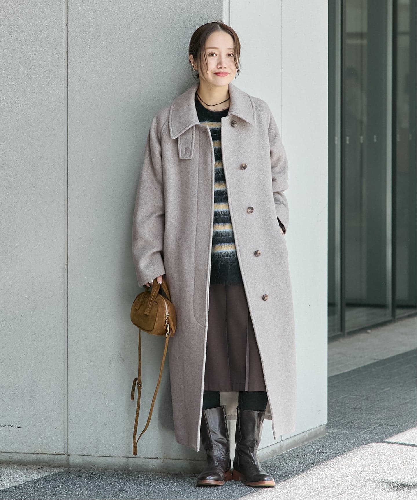 MANTECO Soutien ロングコート（ステンカラーコート）｜JOURNAL