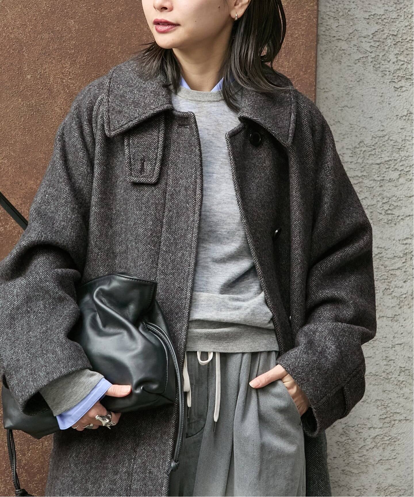 ジャーナルスタンダード　MANTECO ロングコート MANTECO Soutien ロングコート（ステンカラーコート）｜JOURNAL