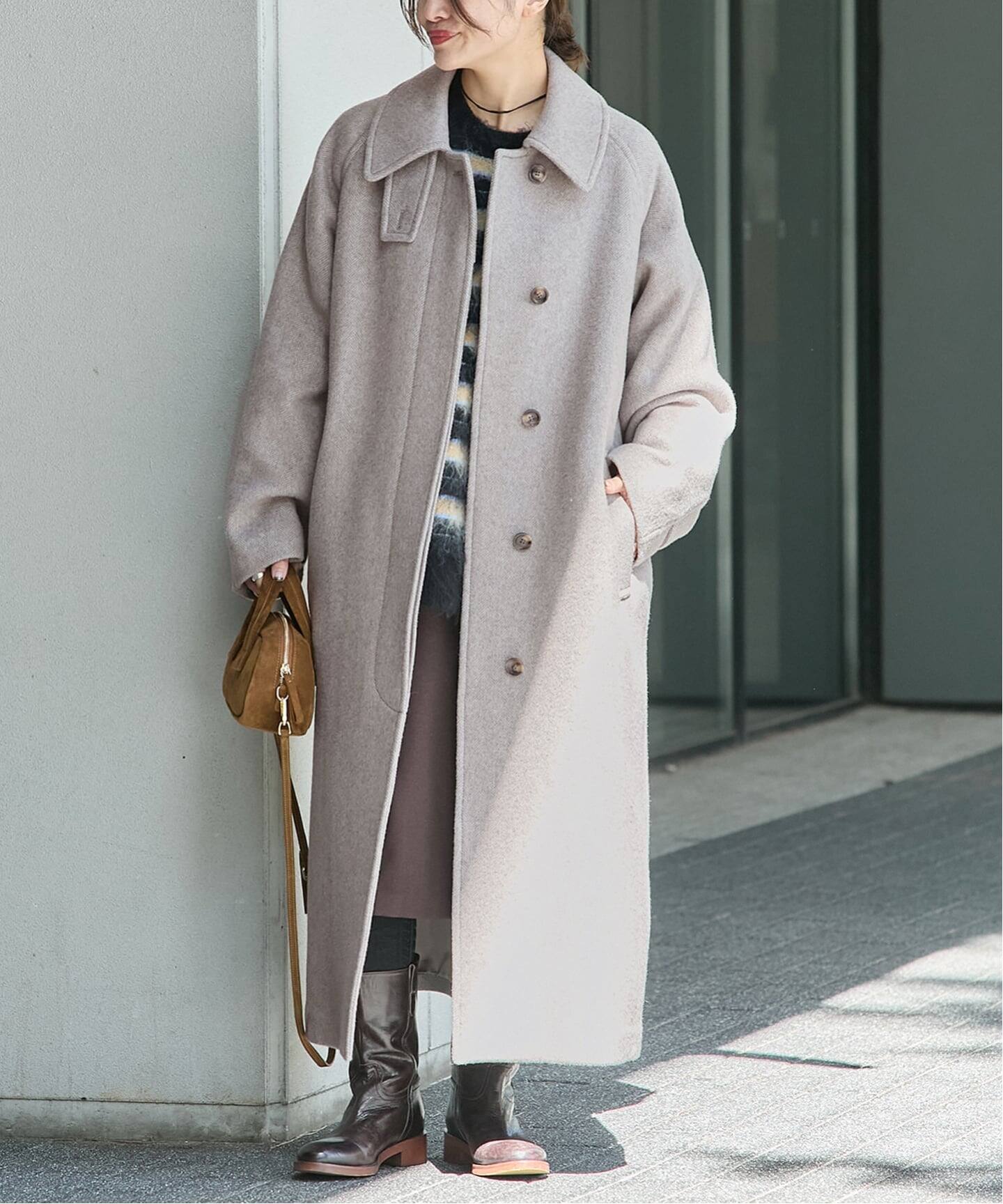 MANTECO Soutien ロングコート（ステンカラーコート）｜JOURNAL 