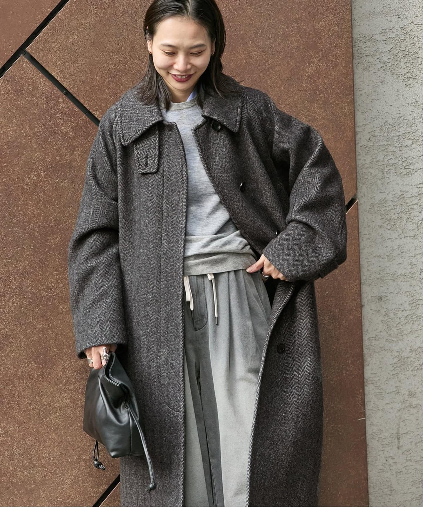 たた ジャーナルスタンダード　ロングコート MANTECO Soutien ロングコート（ステンカラーコート）｜JOURNAL