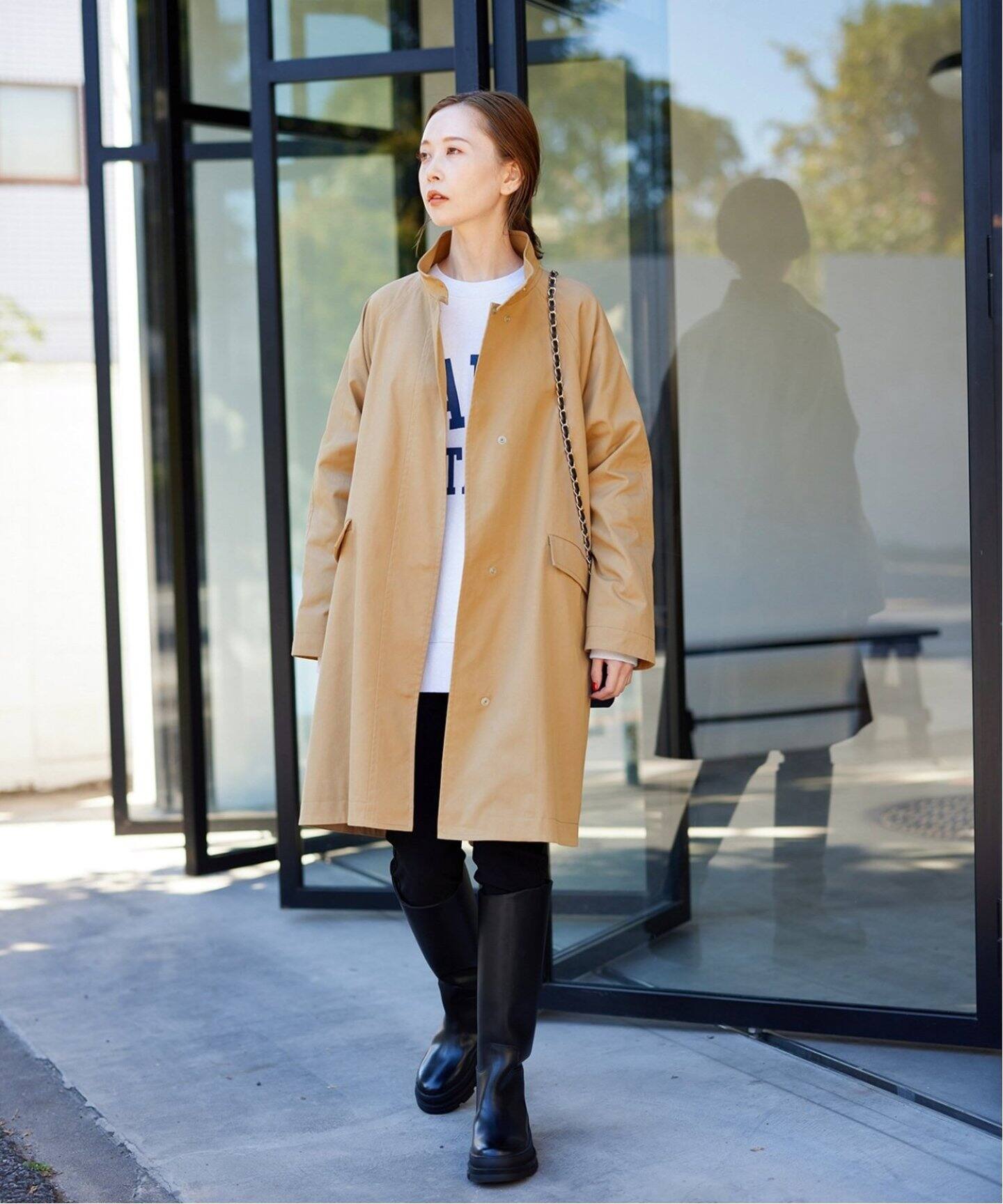 追加》スタンドカラーテントコート（その他ブルゾン／アウター  