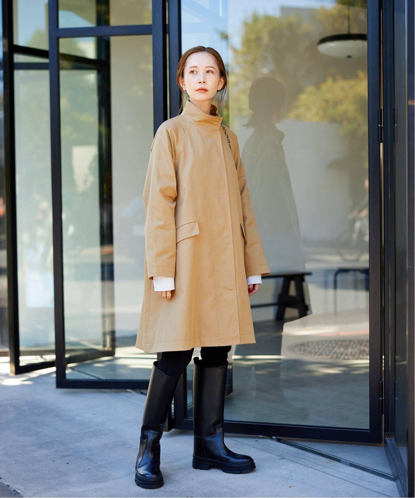 追加》スタンドカラーテントコート（その他ブルゾン／アウター  