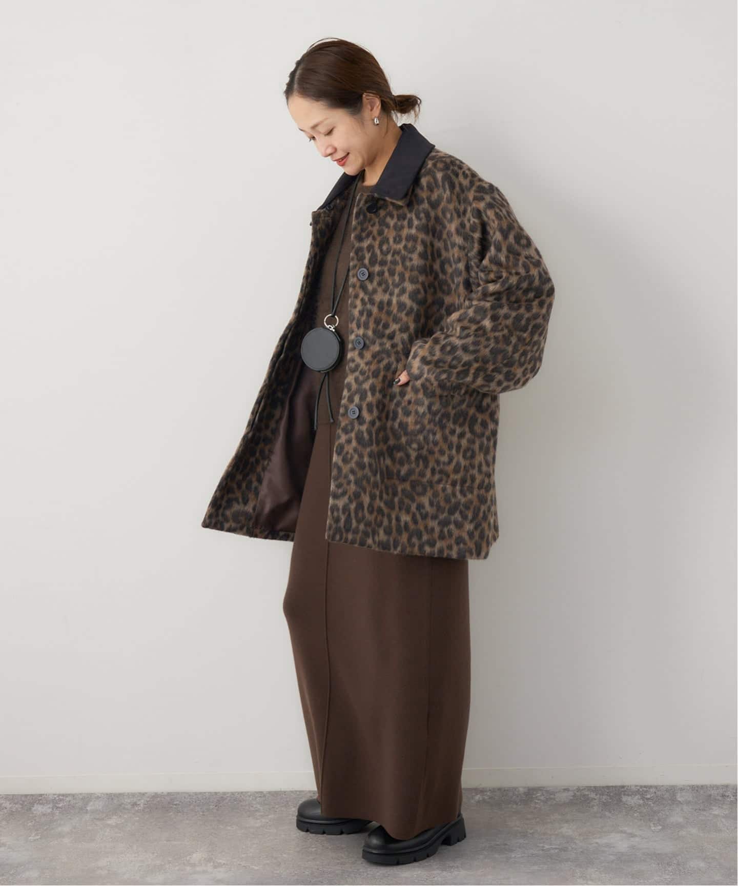 journal standard luxe レオパードプリントフードブルゾン journal standard luxe レオパードプリントフードブルゾン journal