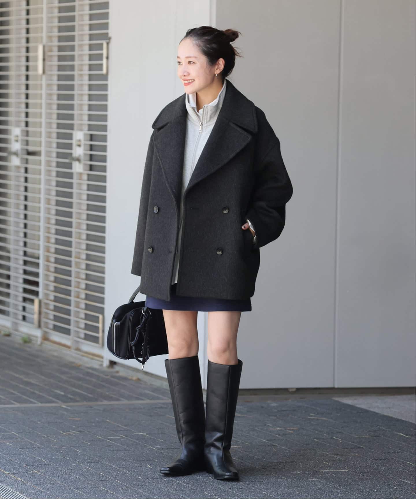 ウールアンゴラビックテーラーコート（その他ブルゾン／アウター