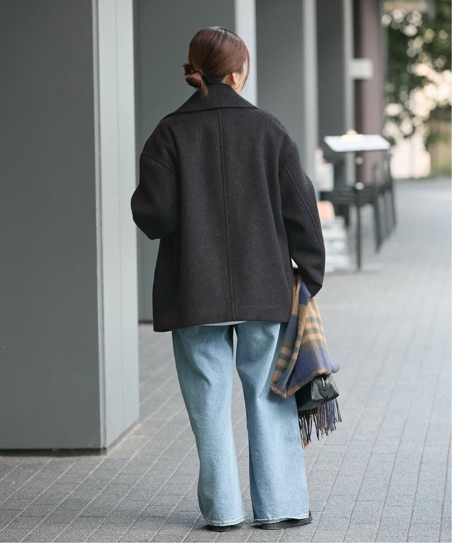 ウールアンゴラビックテーラーコート（その他ブルゾン／アウター