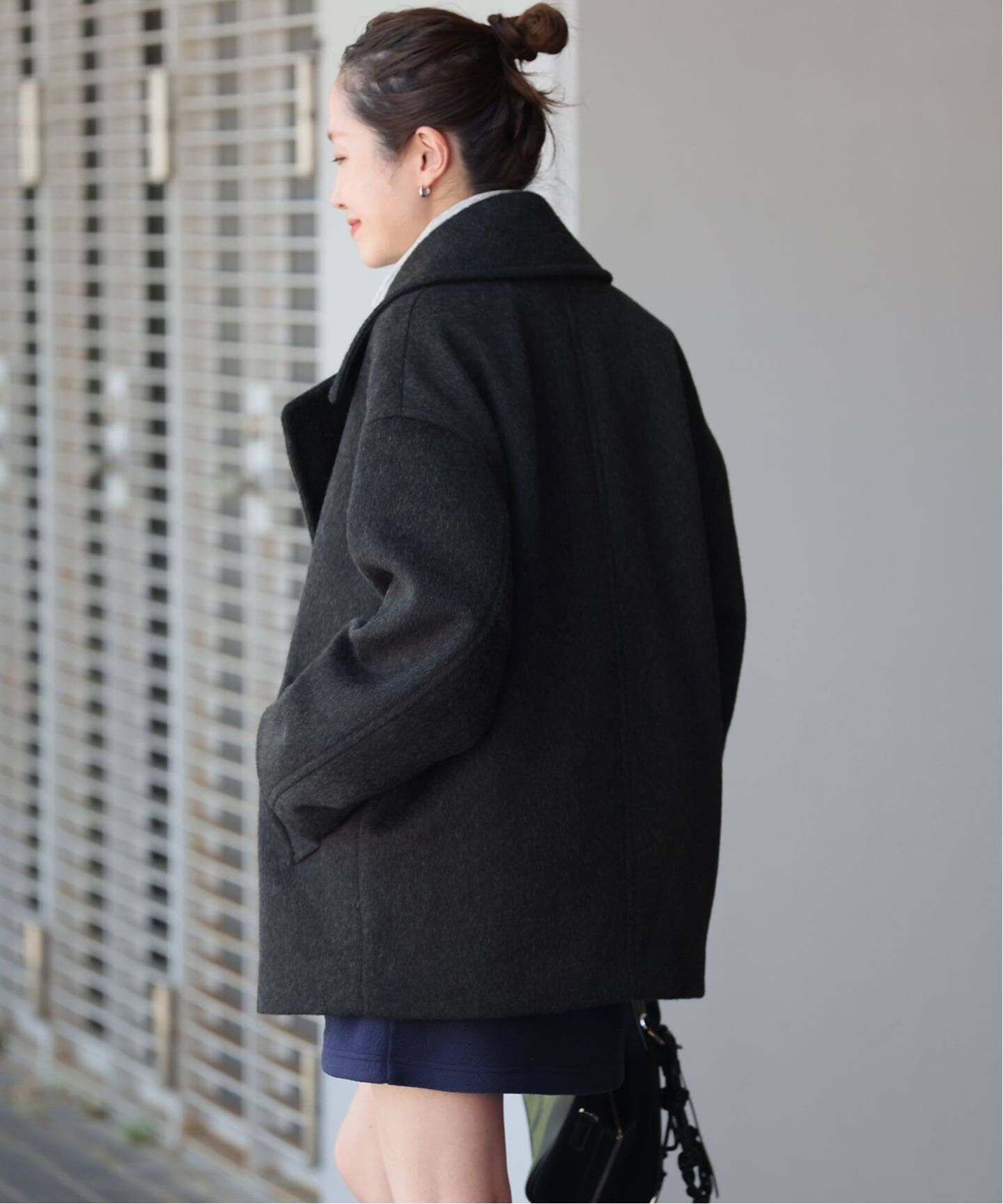 ウールアンゴラビックテーラーコート（その他ブルゾン／アウター