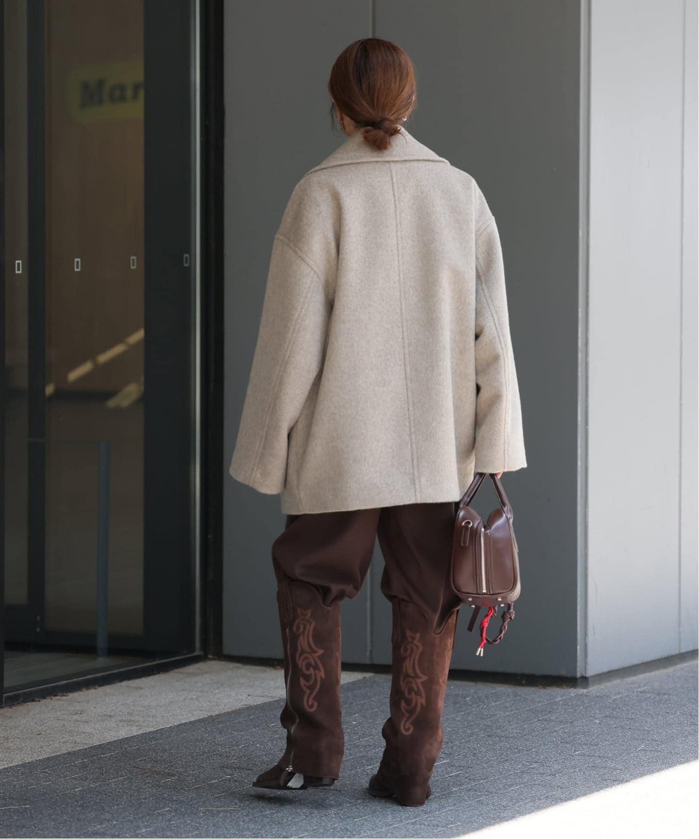 ウールアンゴラビックテーラーコート（その他ブルゾン／アウター