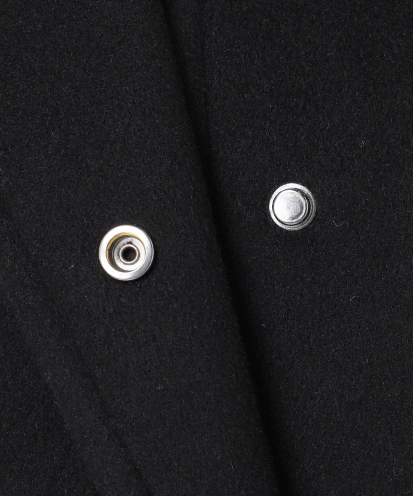 追加3》スーパー140ビーバーノーカラーショートコート（ノー