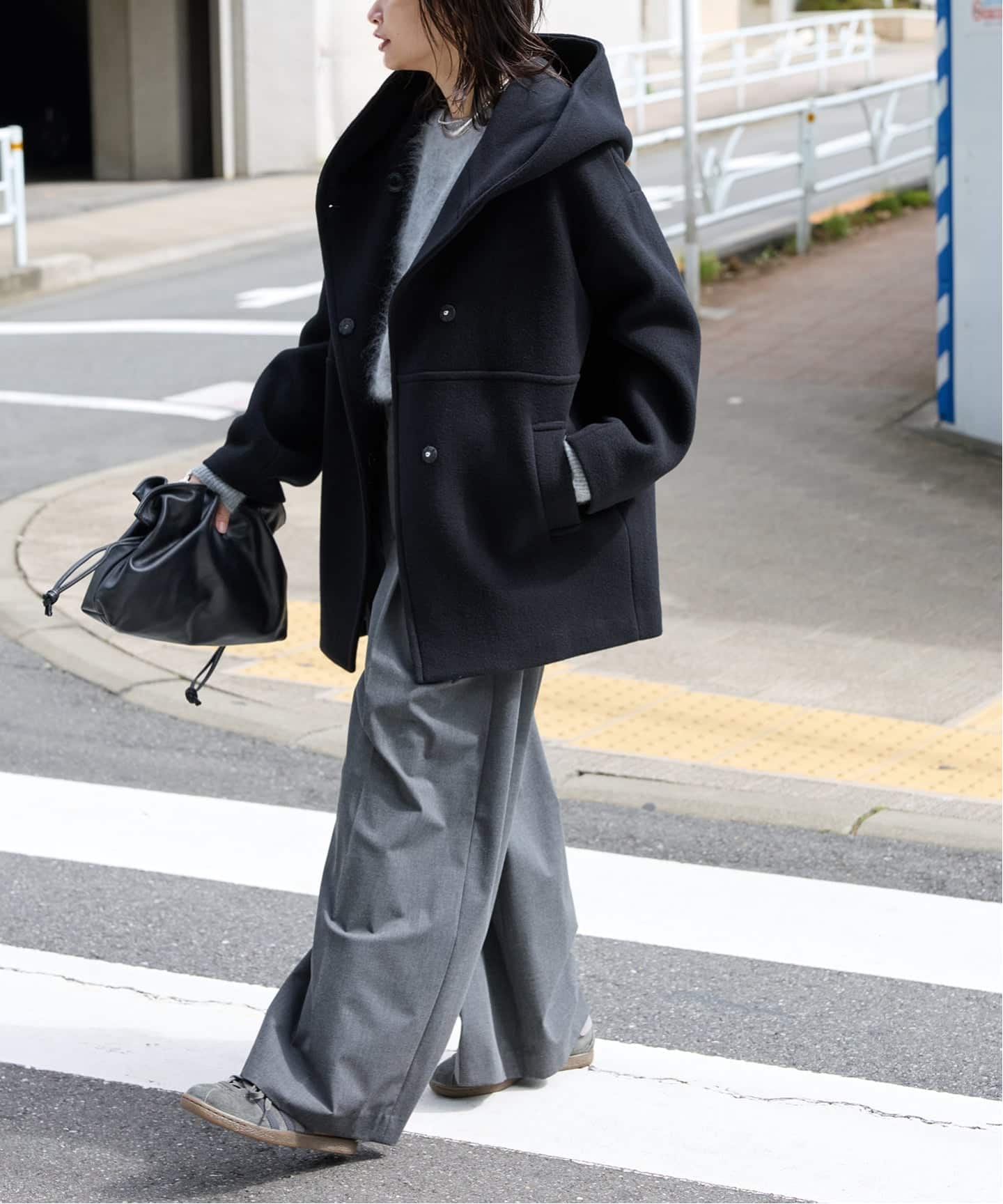 ジャーナルスタンダード スーパー140モッサフードコート 36 グレー JOURNAL STANDARD｜《追加予約》スーパー140モッサフードコート