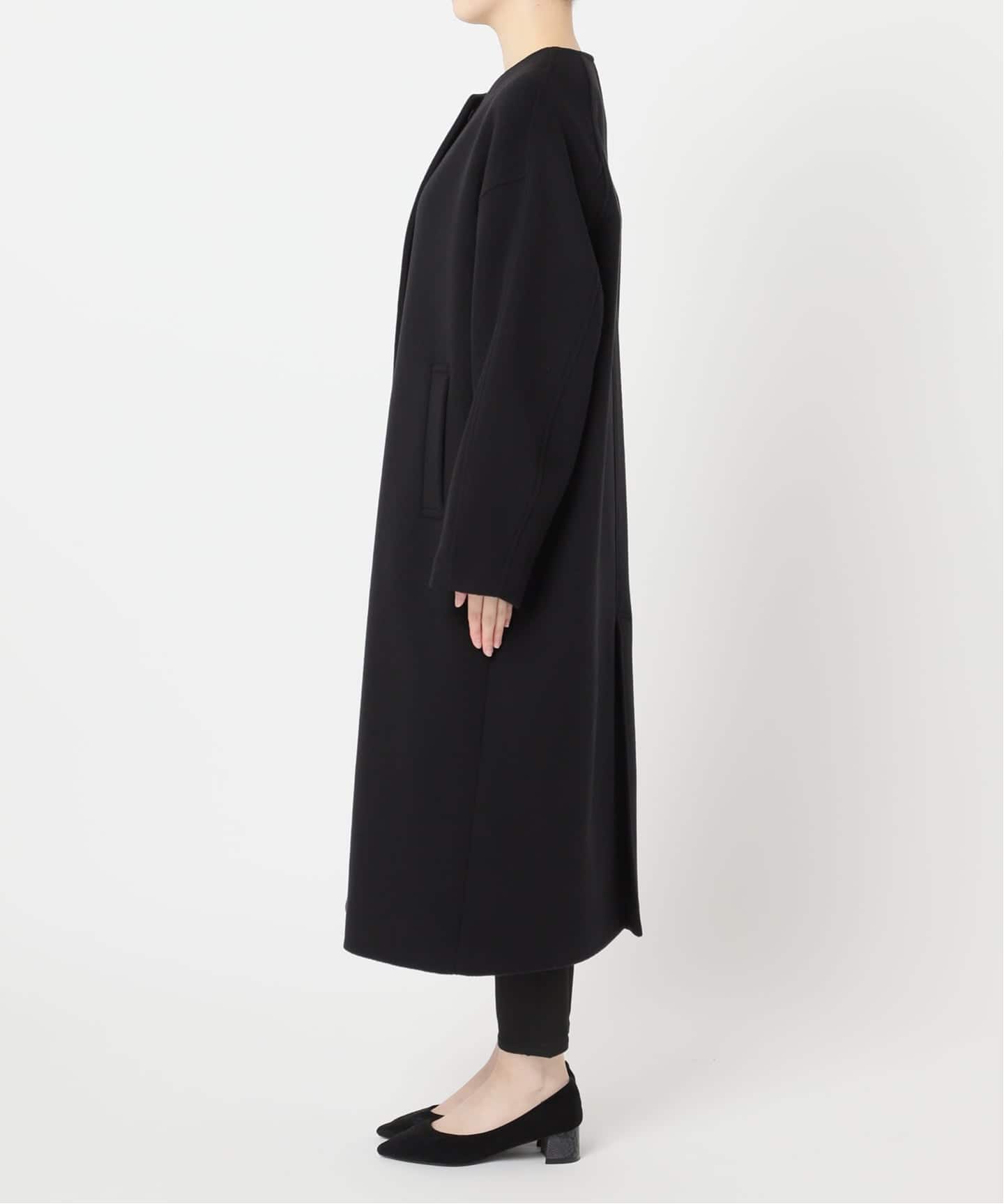 追加》スーパー140ビーバーノーカラーコート（ノーカラーコート