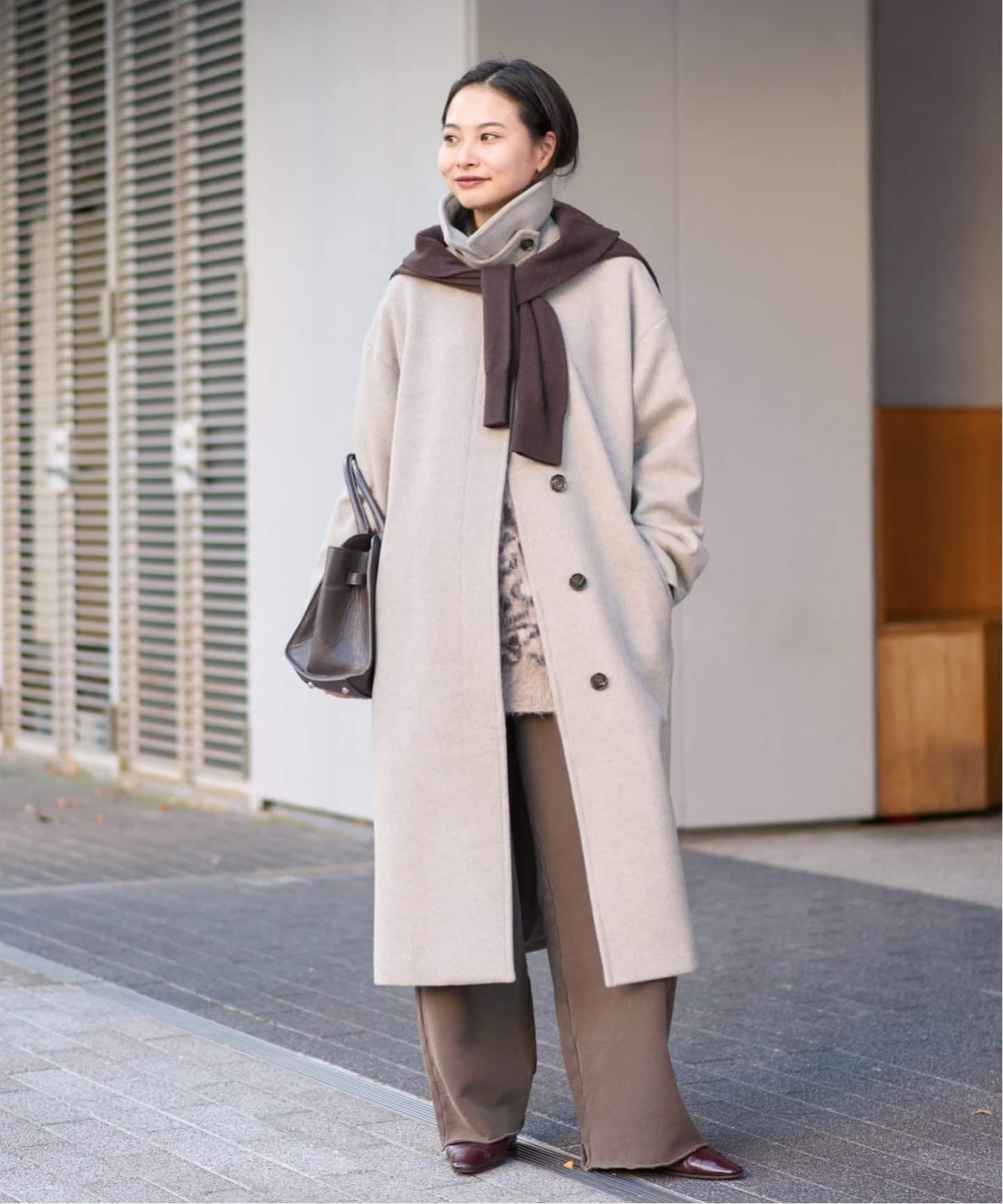 JOURNALSTANDARD スーパー140ビーバーステンカラーコート 追加3》スーパー140ビーバーステンカラーコート（ステンカラーコート