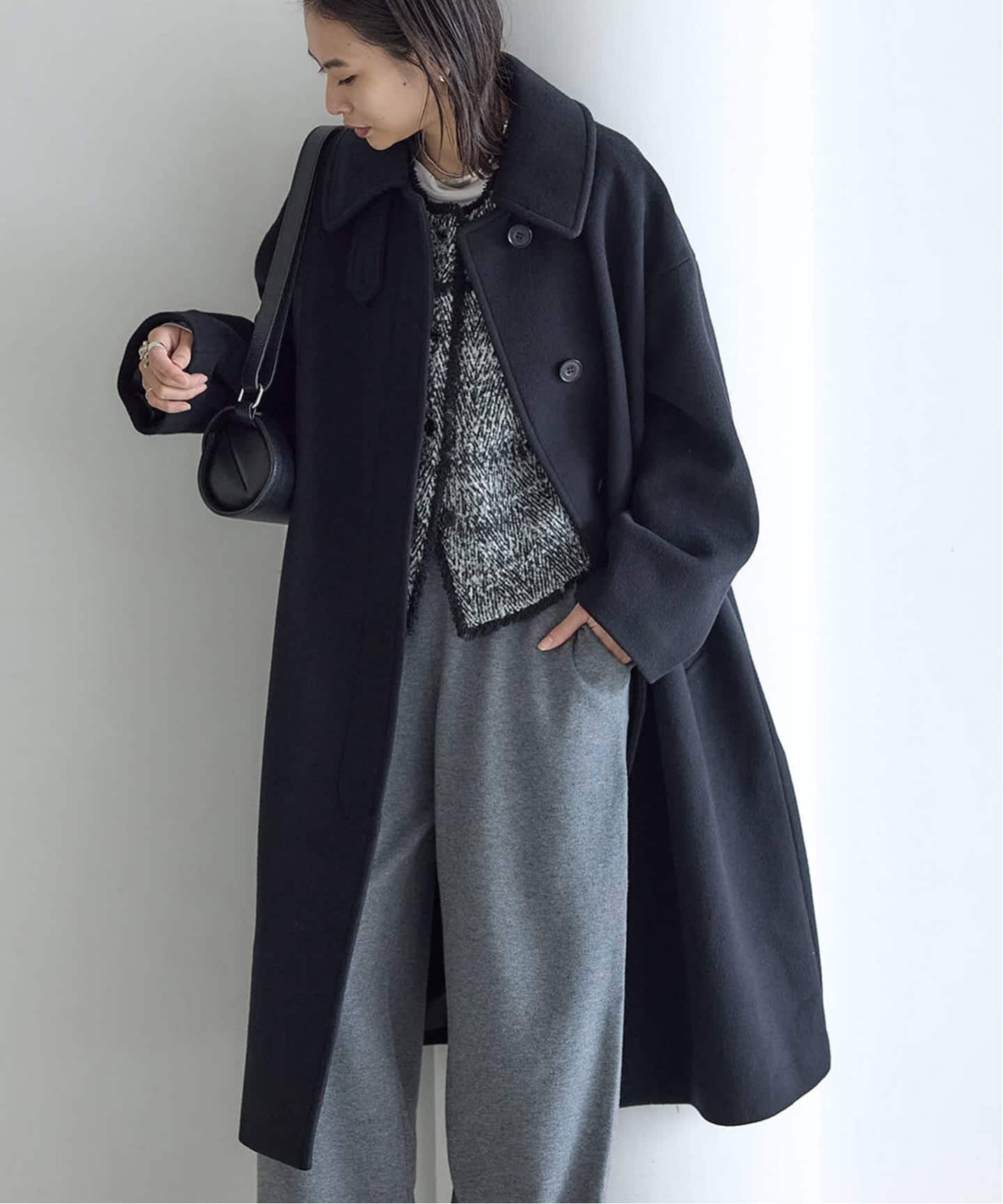 JOURNAL STANDARD スーパー140ビーバーステンカラーコート 追加2》スーパー140ビーバーステンカラーコート（ステンカラーコート