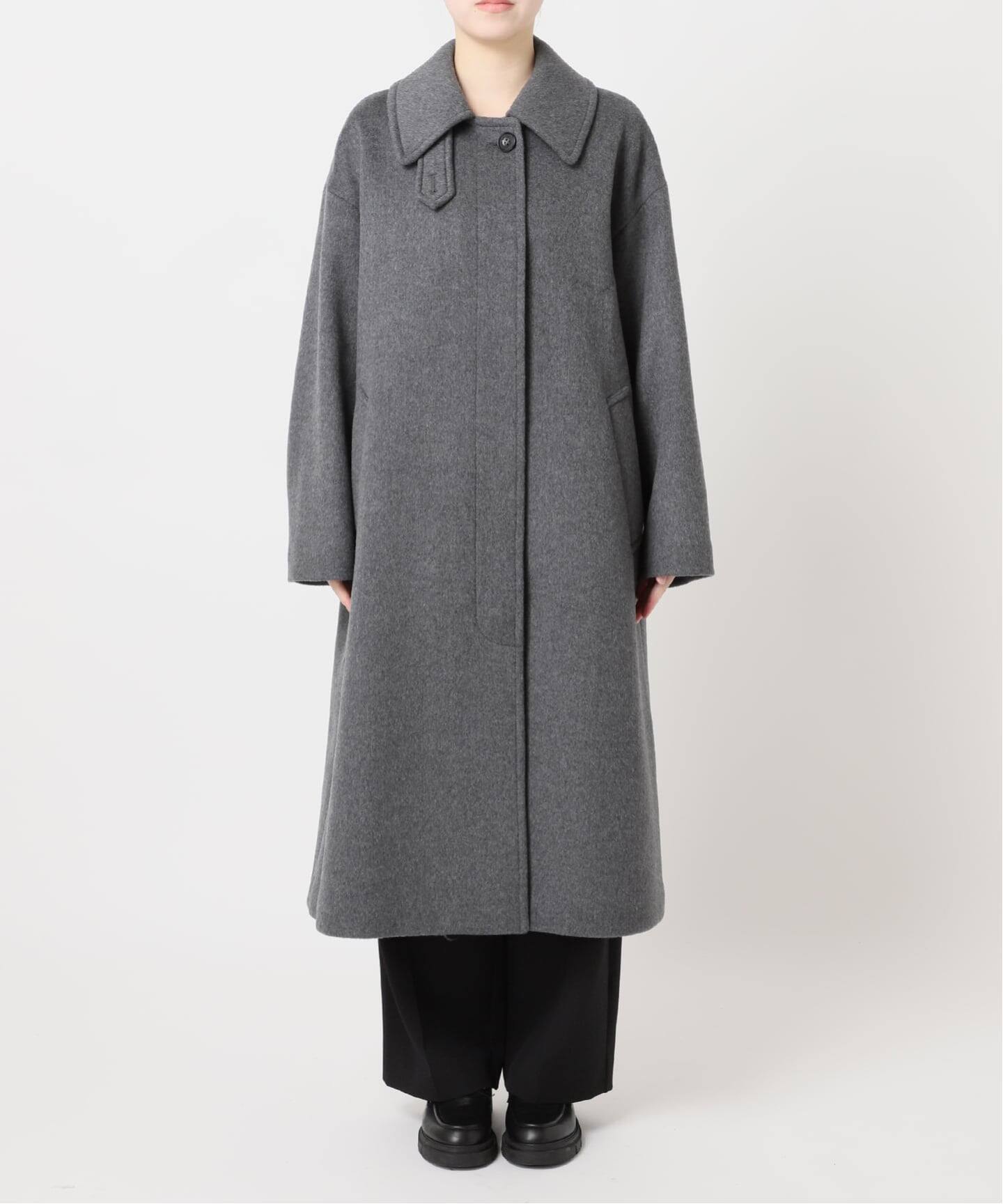 スーパー140ビーバーステンカラーコート　グレー　新品未使用 追加2》スーパー140ビーバーステンカラーコート（JOURNAL STANDARD