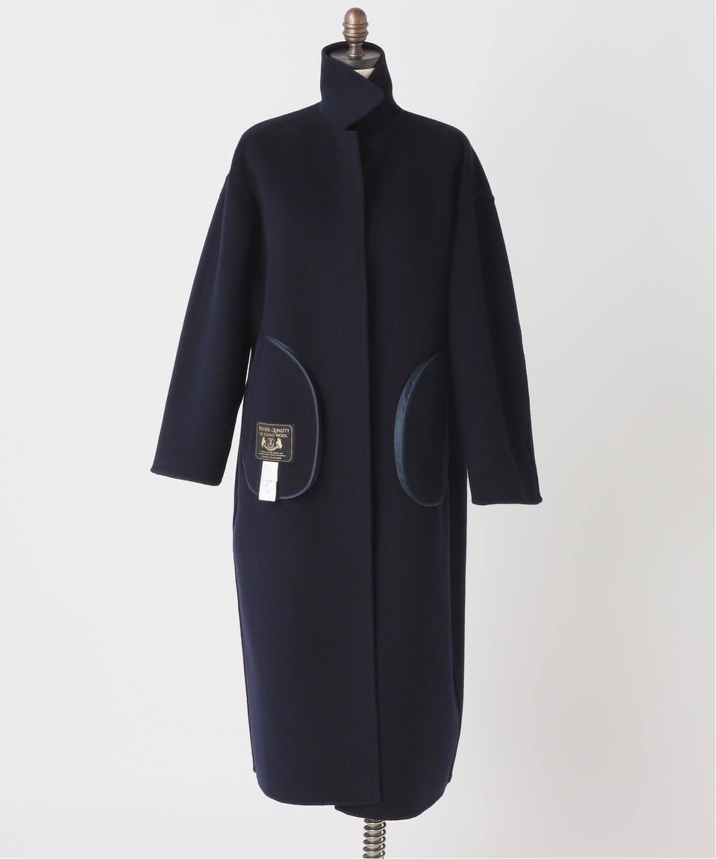 ヤクウールリバーバルカラーコート（ステンカラーコート）｜JOURNAL