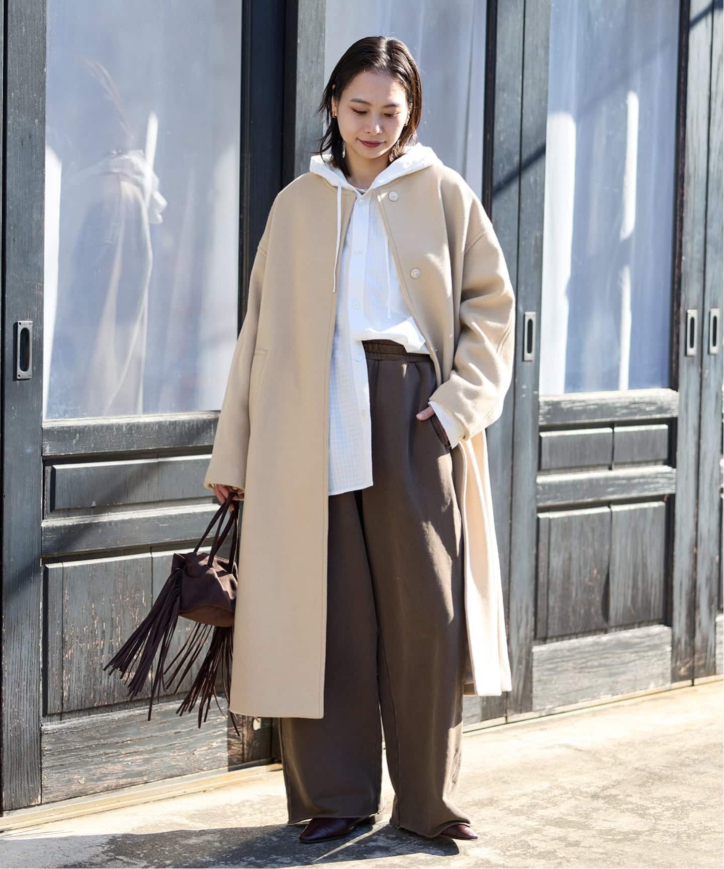 スーパー120ビーバーノーカラーコート（ノーカラーコート）｜JOURNAL