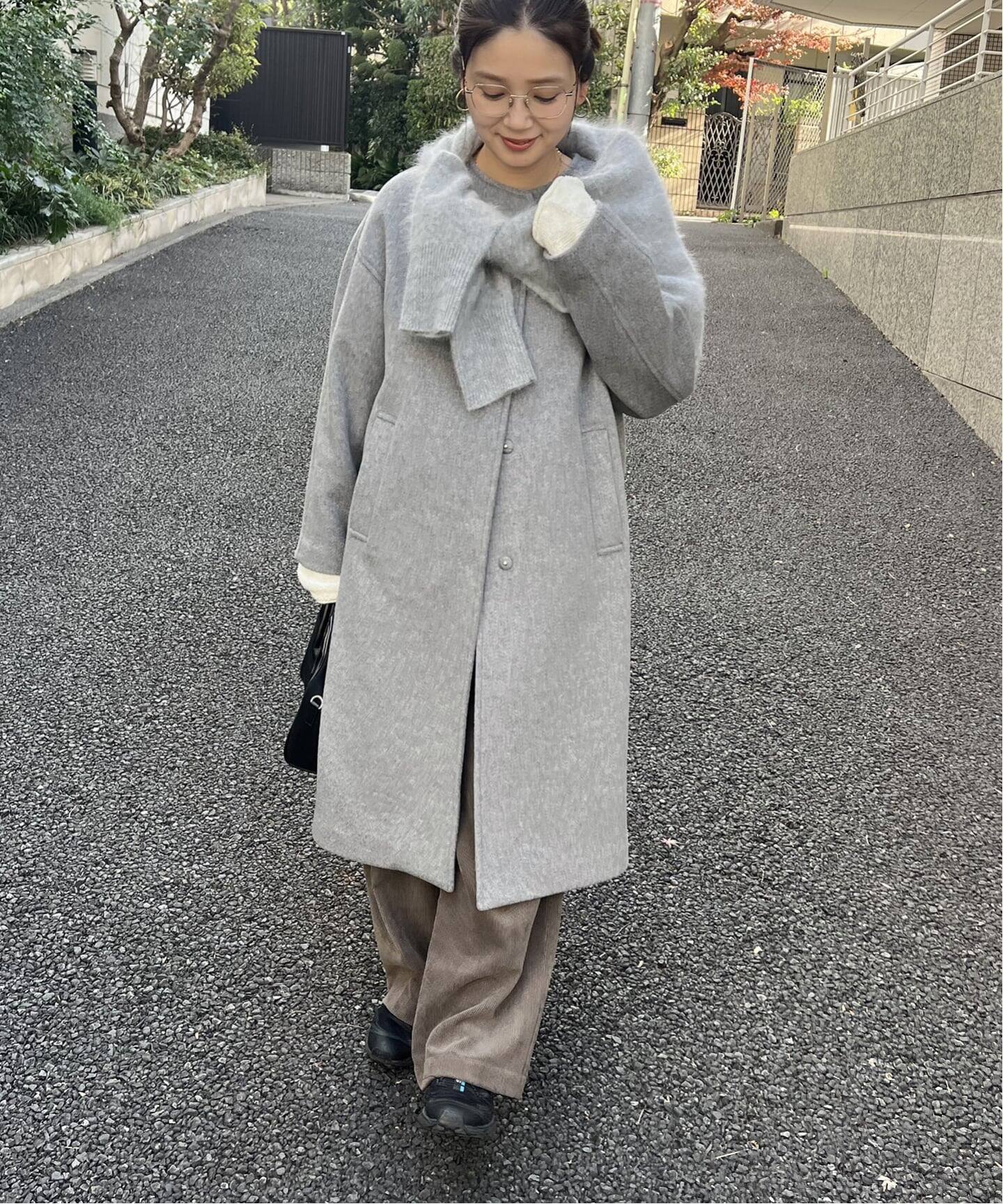 スーパー120ビーバーノーカラーコート（ノーカラーコート）｜JOURNAL