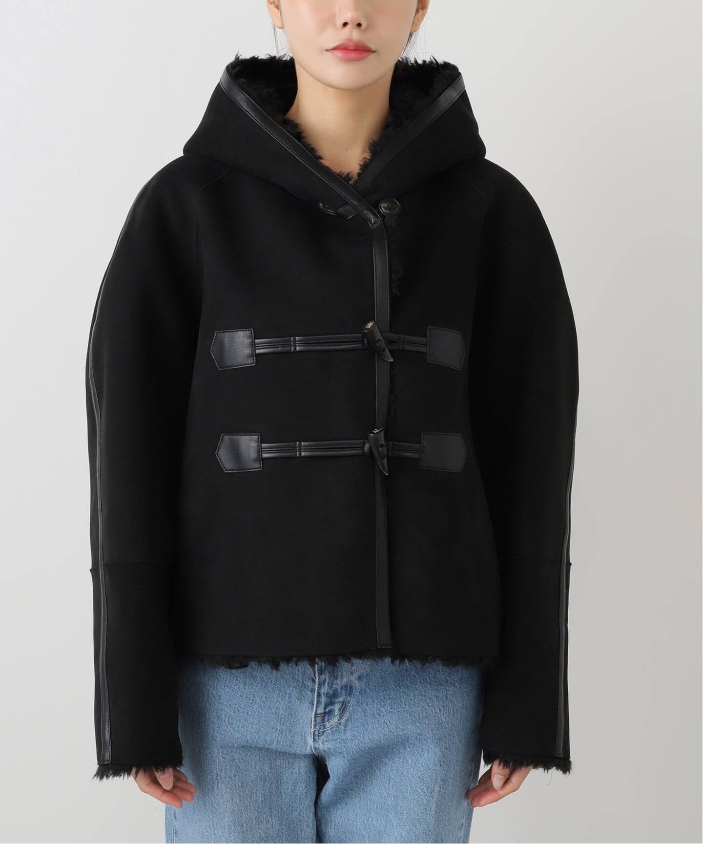 LOW CLASSIC　コート LOW CLASSIC/ロウ・クラシック】REVERSIBLE DUFFLE SHORT COAT ジャケット・アウター
