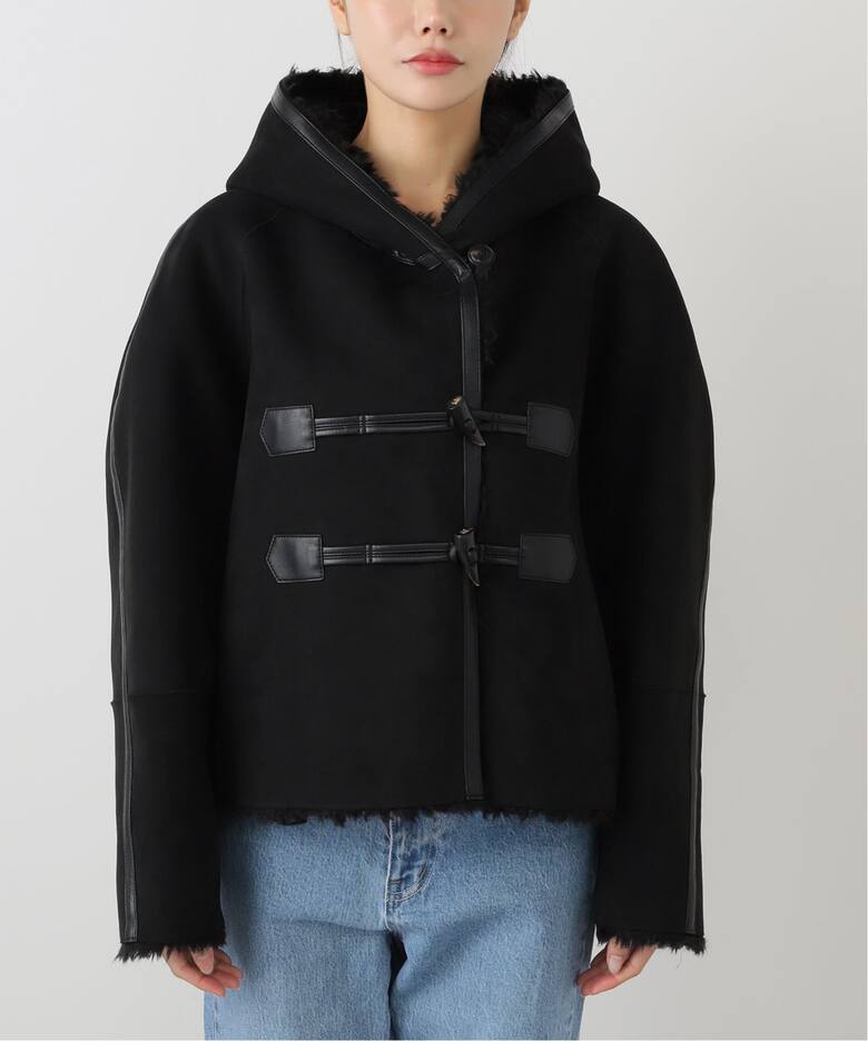 LOW CLASSIC/ロウ・クラシック】REVERSIBLE DUFFLE SHORT COAT 