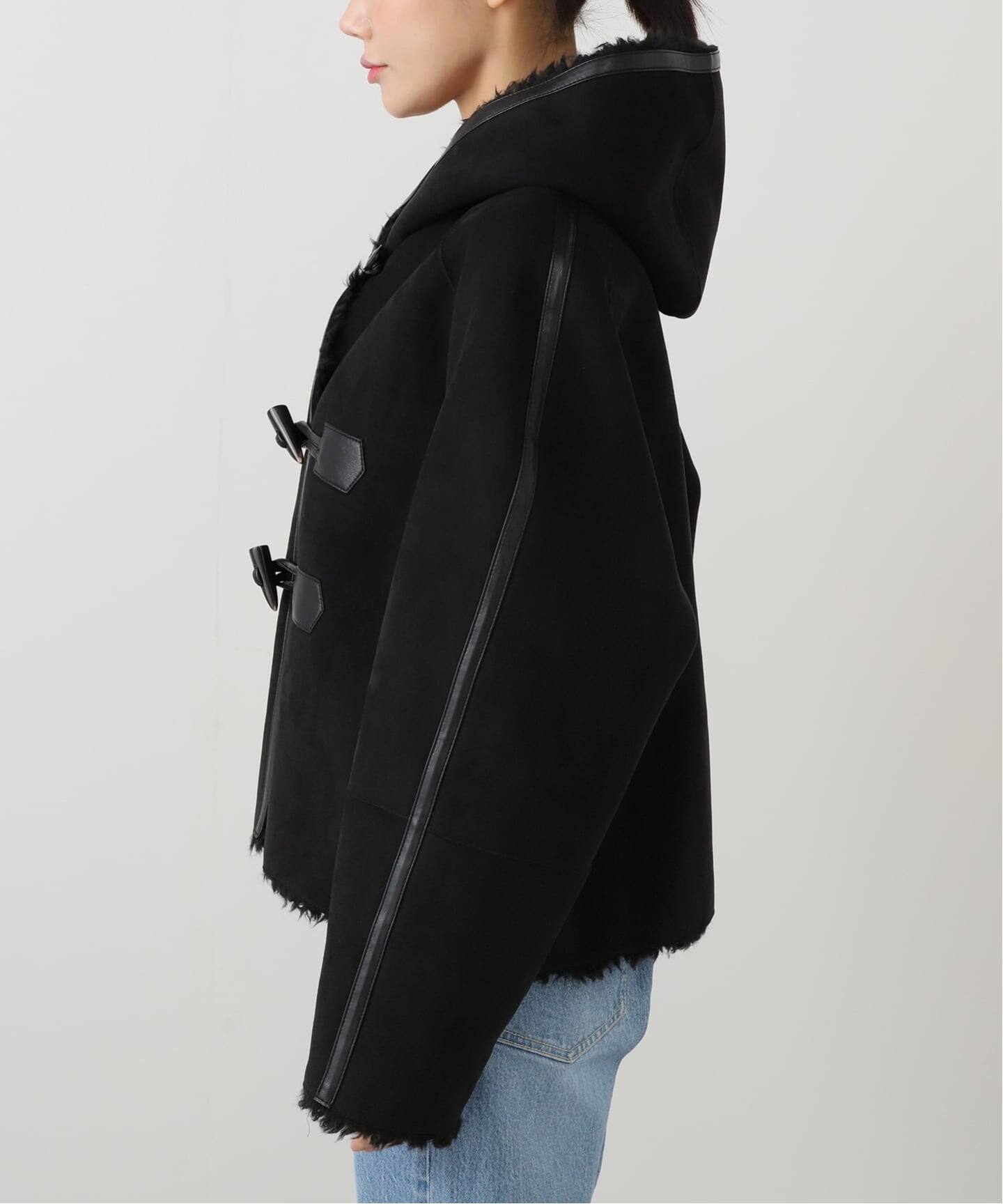 LOW CLASSIC/ロウ・クラシック】REVERSIBLE DUFFLE SHORT COAT