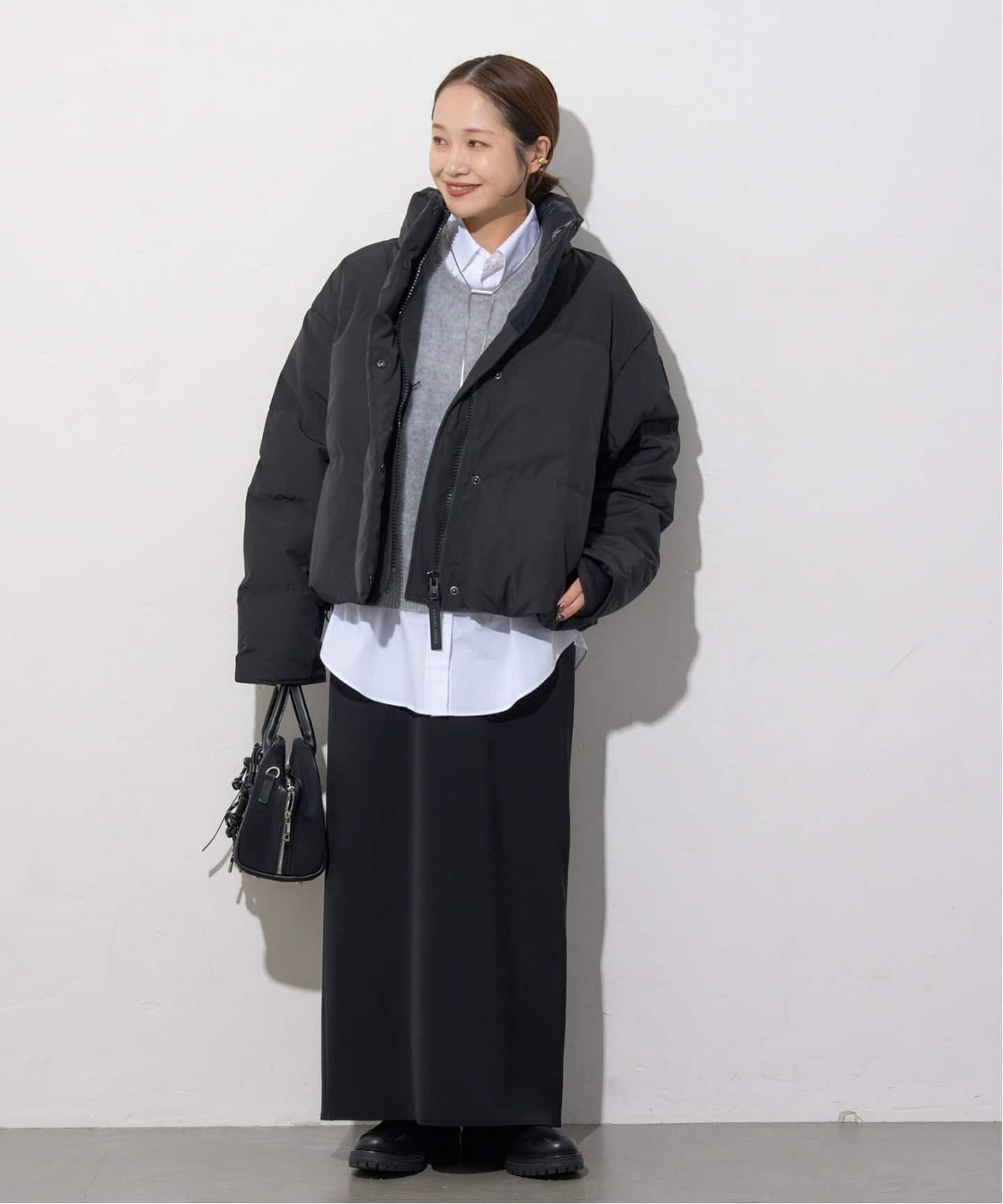 CANADA GOOSE/カナダグース】Grandview Cropped Jacket Bl（ダウン