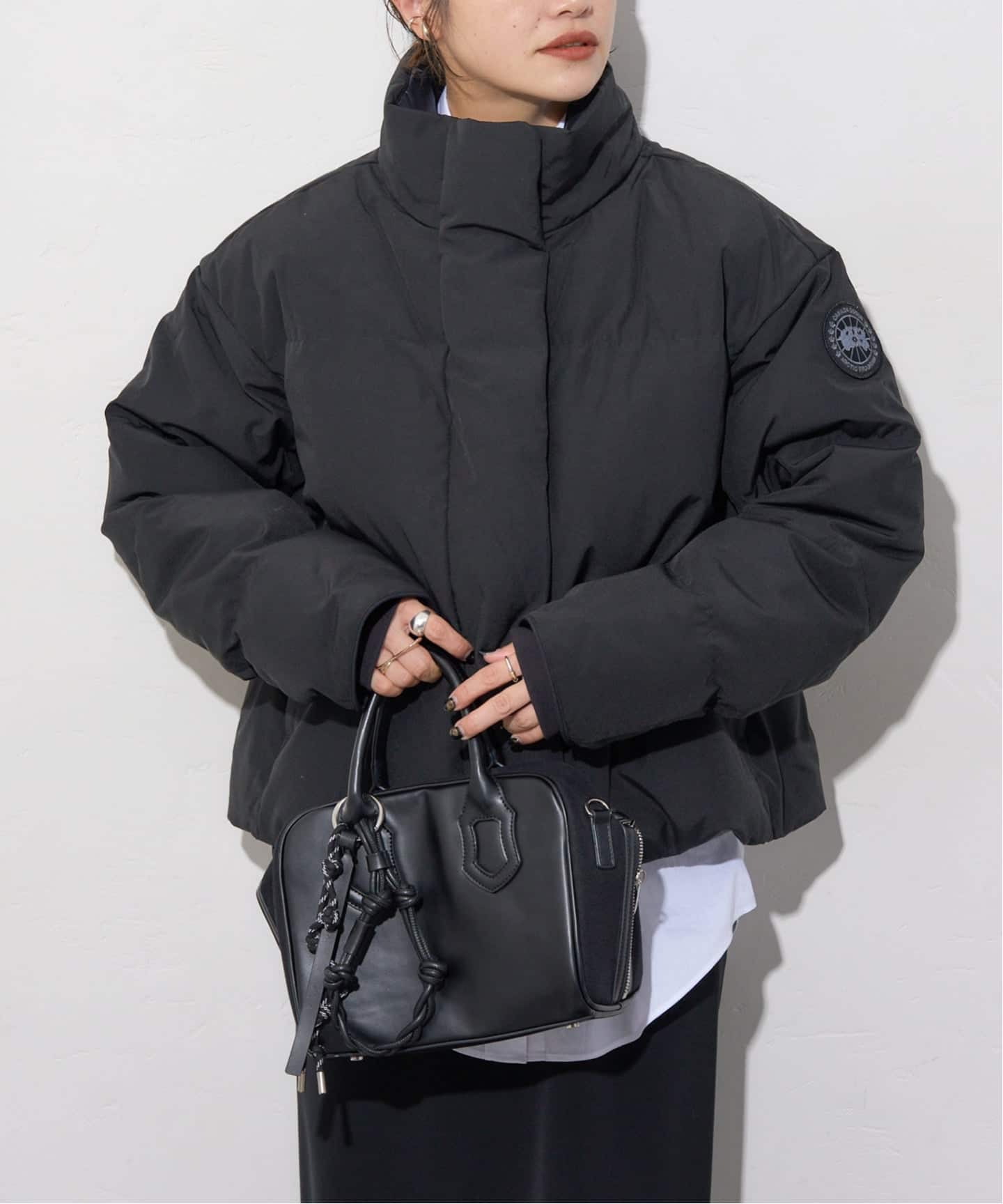CANADA GOOSE/カナダグース】Grandview Cropped Jacket Bl（ダウン