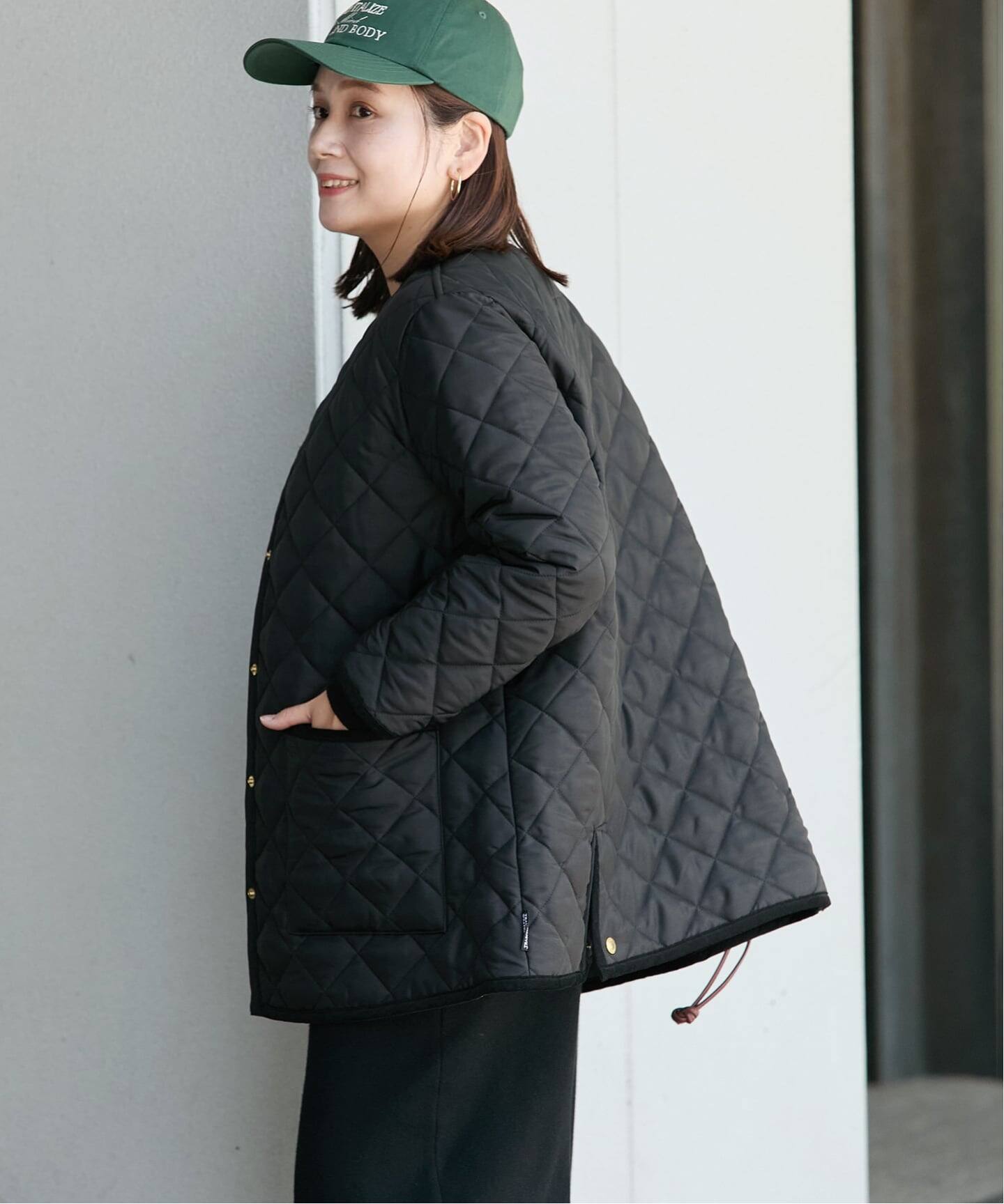 TRADITIONAL WEATHERWEAR】ARKLEY A LINE MIDDLE（中綿・キルティング