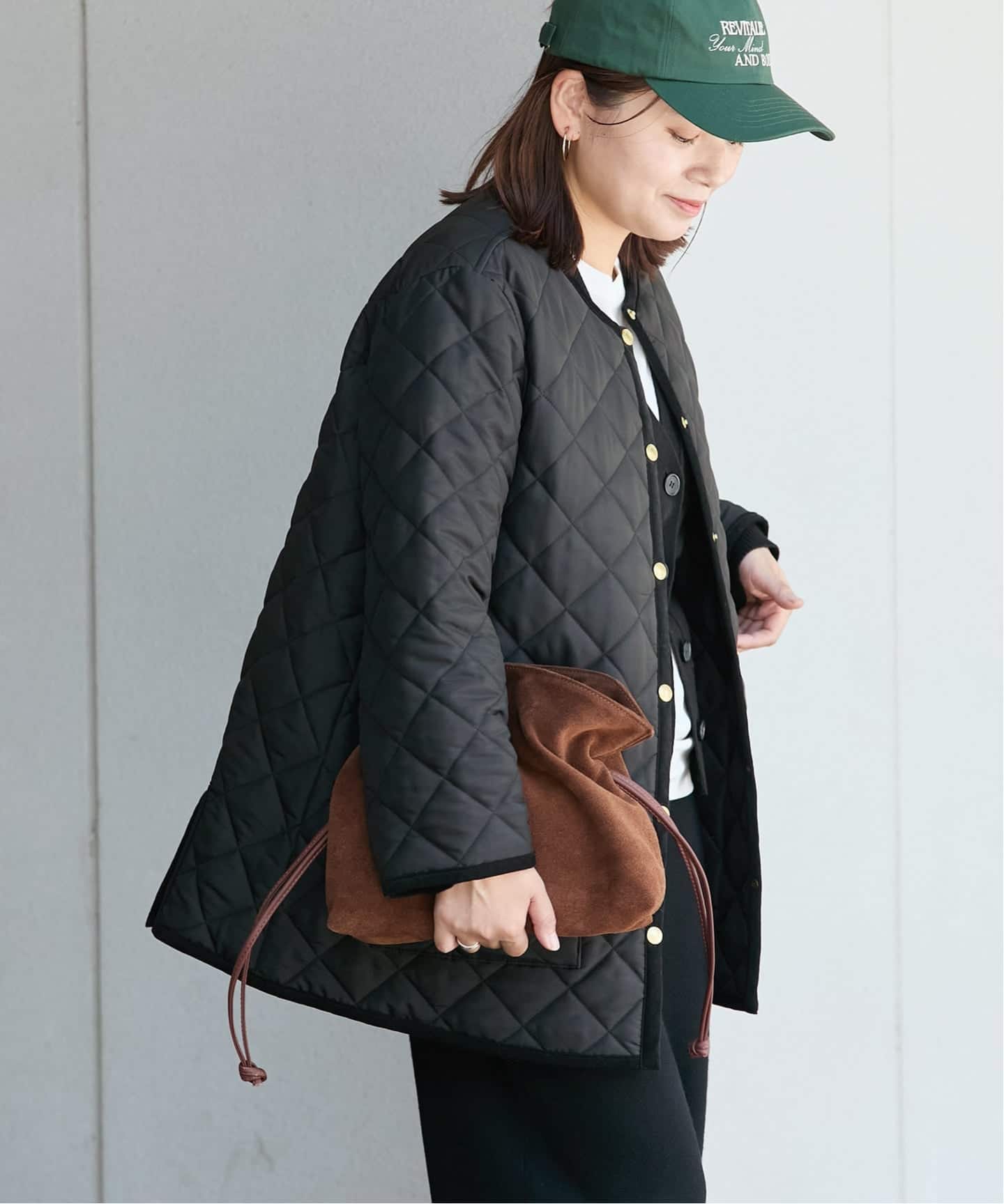 JOURNAL STANDARD イレギュラーキルティングミドルブルゾン 追加》イレギュラーキルティングミドルブルゾン◇3（その他