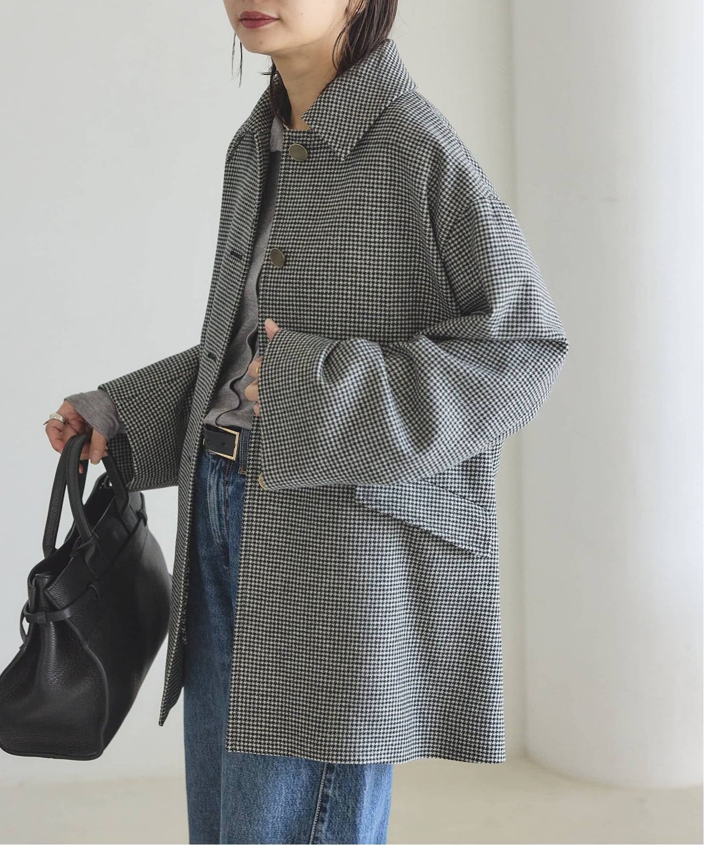 ジャーナルスタンダード別注TRADITIONAL WEATHERWEAR　コート 別注【TRADITIONAL WEATHERWEAR】LINTON JS MIDDLE CHECK（ステン
