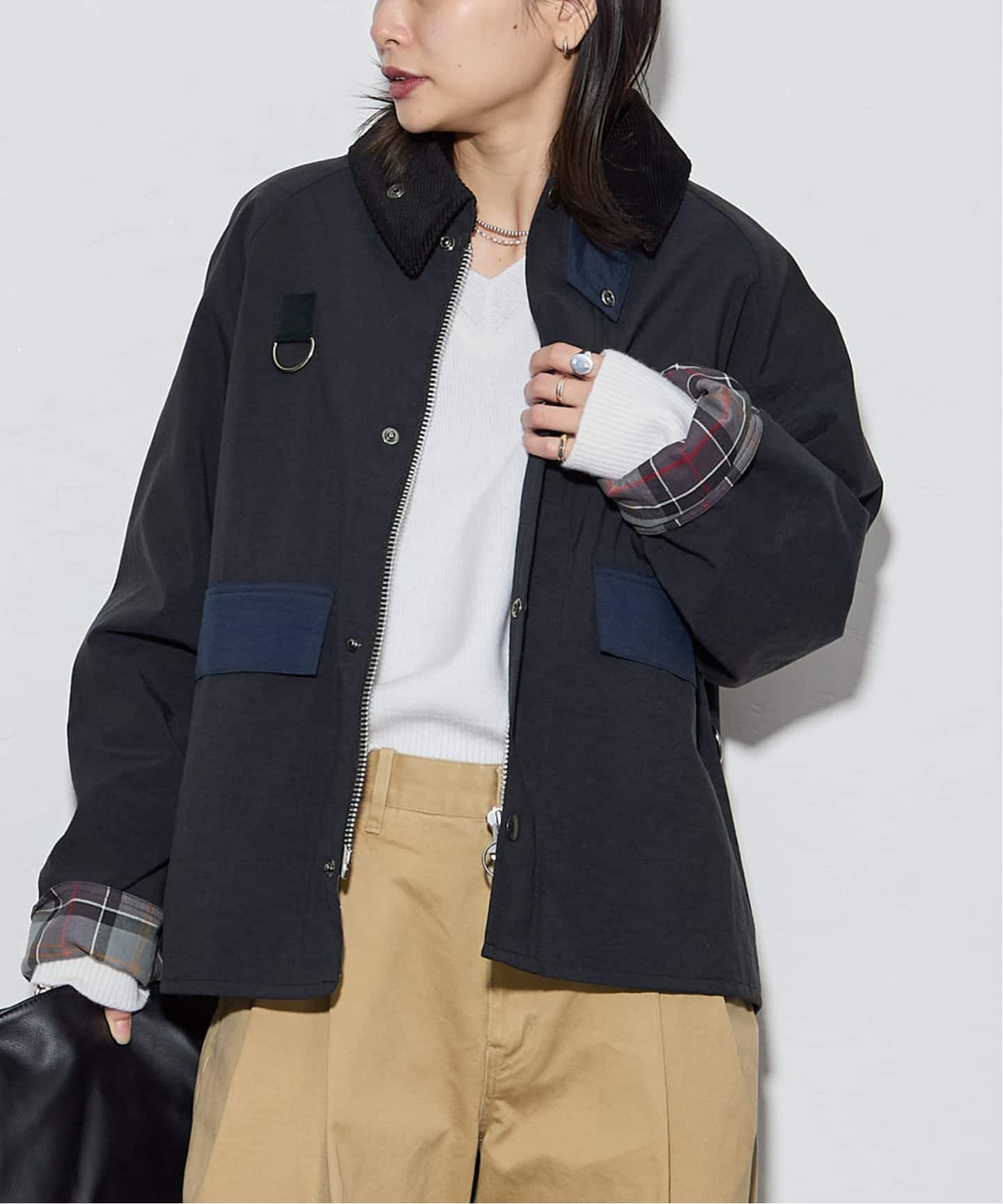 【オンライン完売色:グレー】Barbour×IENA別注 Mサイズ アウター 別注【Barbour/バブアー】 MULTI OS SPEY（その他ブルゾン／アウター