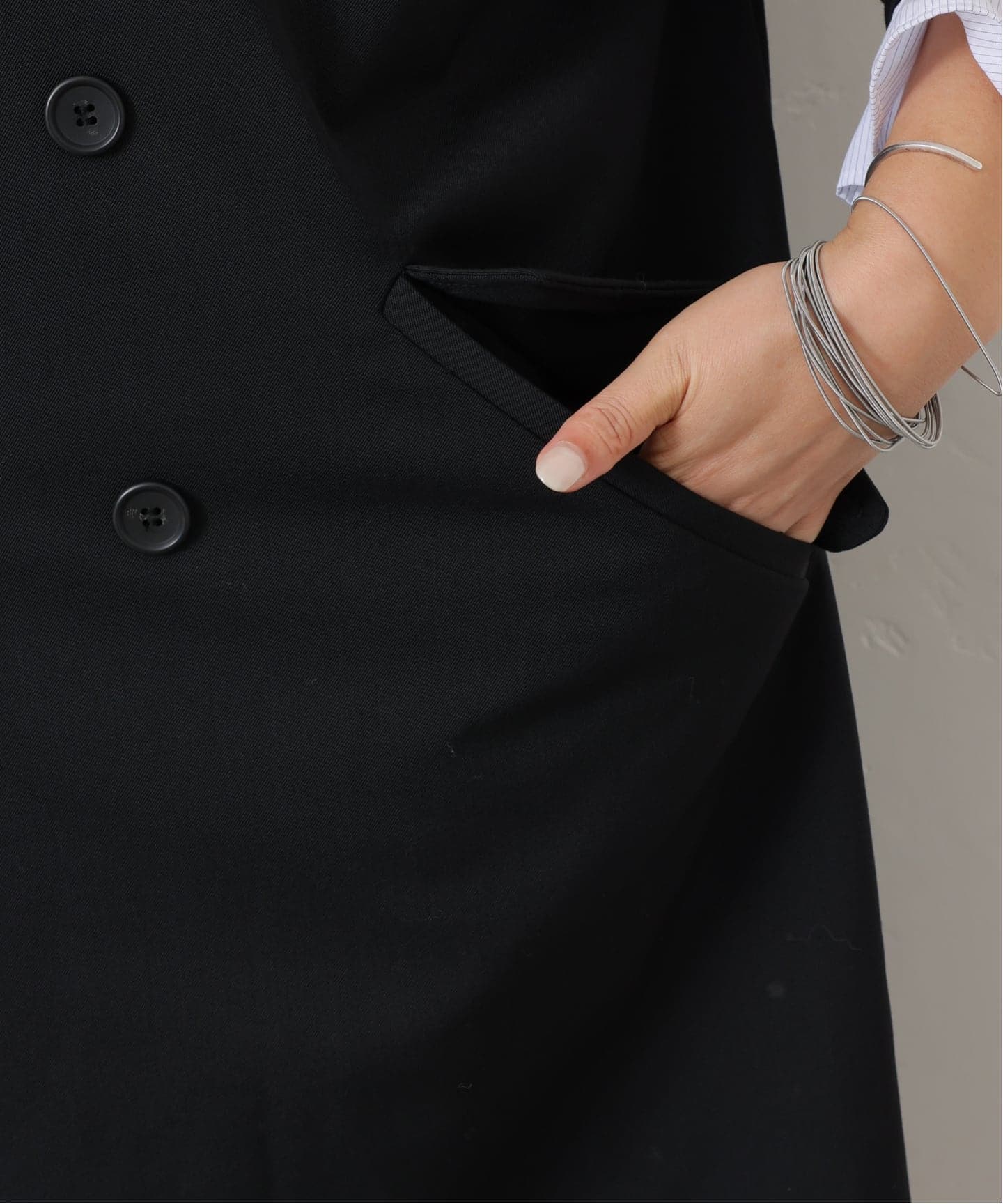 サキソニーナカワタ Wブレストコート（その他ブルゾン／アウター