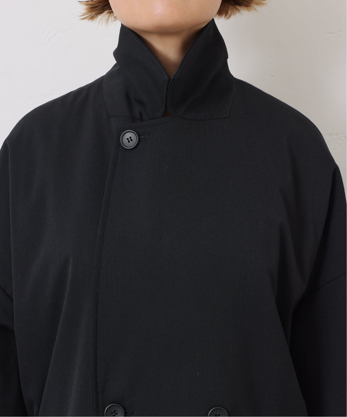 25AW新品 ラックス購入 サキソニーナカワタ Wブレストコート チェック柄