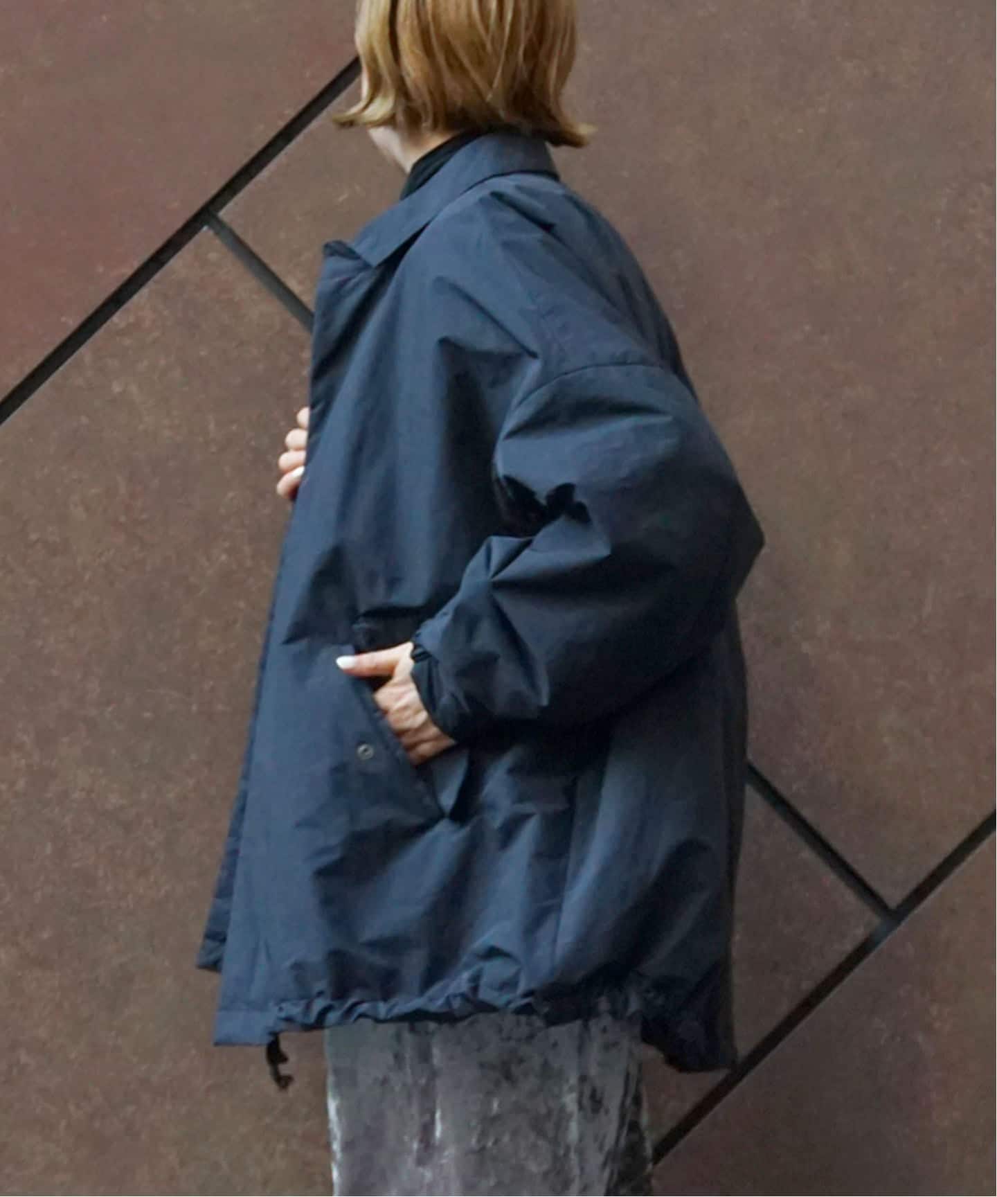 ウェザー スタンドカラーハーフコート（その他ブルゾン／アウター