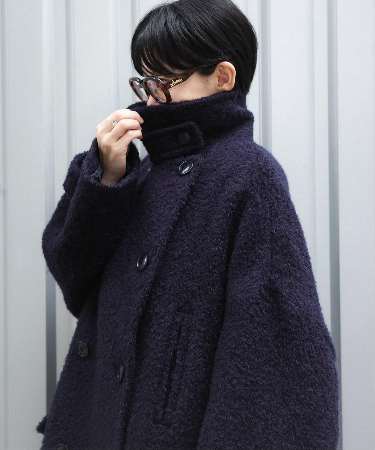 モヘヤシープ P-コート（ピーコート）｜journal standard luxe