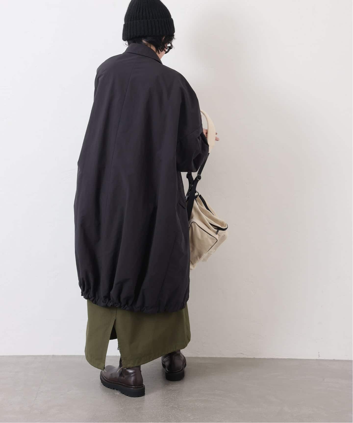 予約》ウェザースタンドカラーコート（中綿・キルティング）｜journal