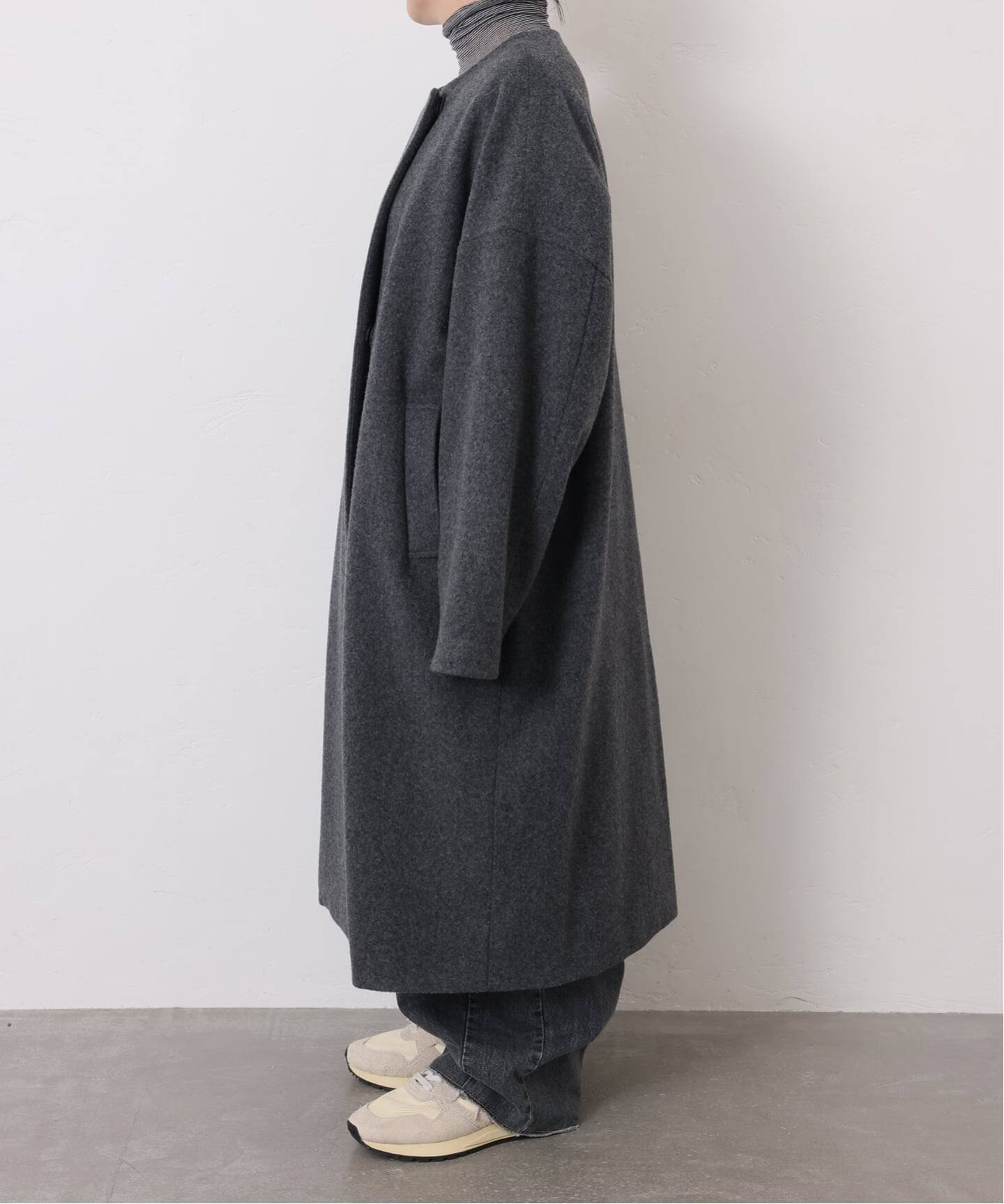 ジャーナルスタンダードラックス　モッサステンコート　ブラック JOURNAL STANDARD LUXE（ジャーナルスタンダード ラックス）の「モッサ