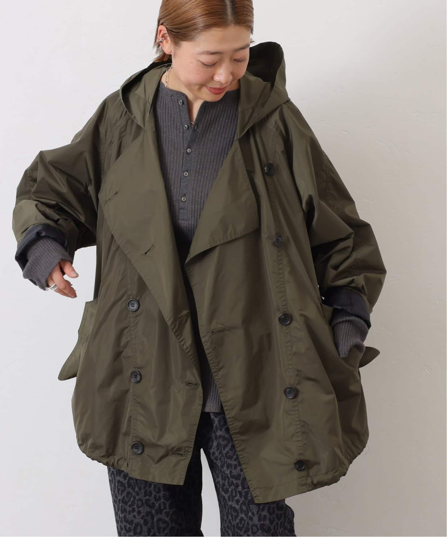 ナイロンハーフコート（フードコート）｜journal standard luxe