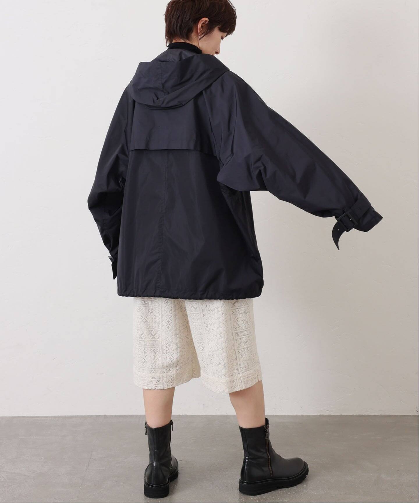 ナイロンハーフコート（フードコート）｜journal standard luxe