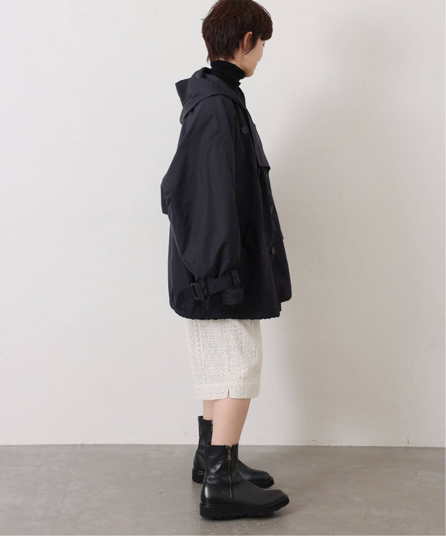 予約》ナイロンハーフコート（フードコート）｜journal standard luxe