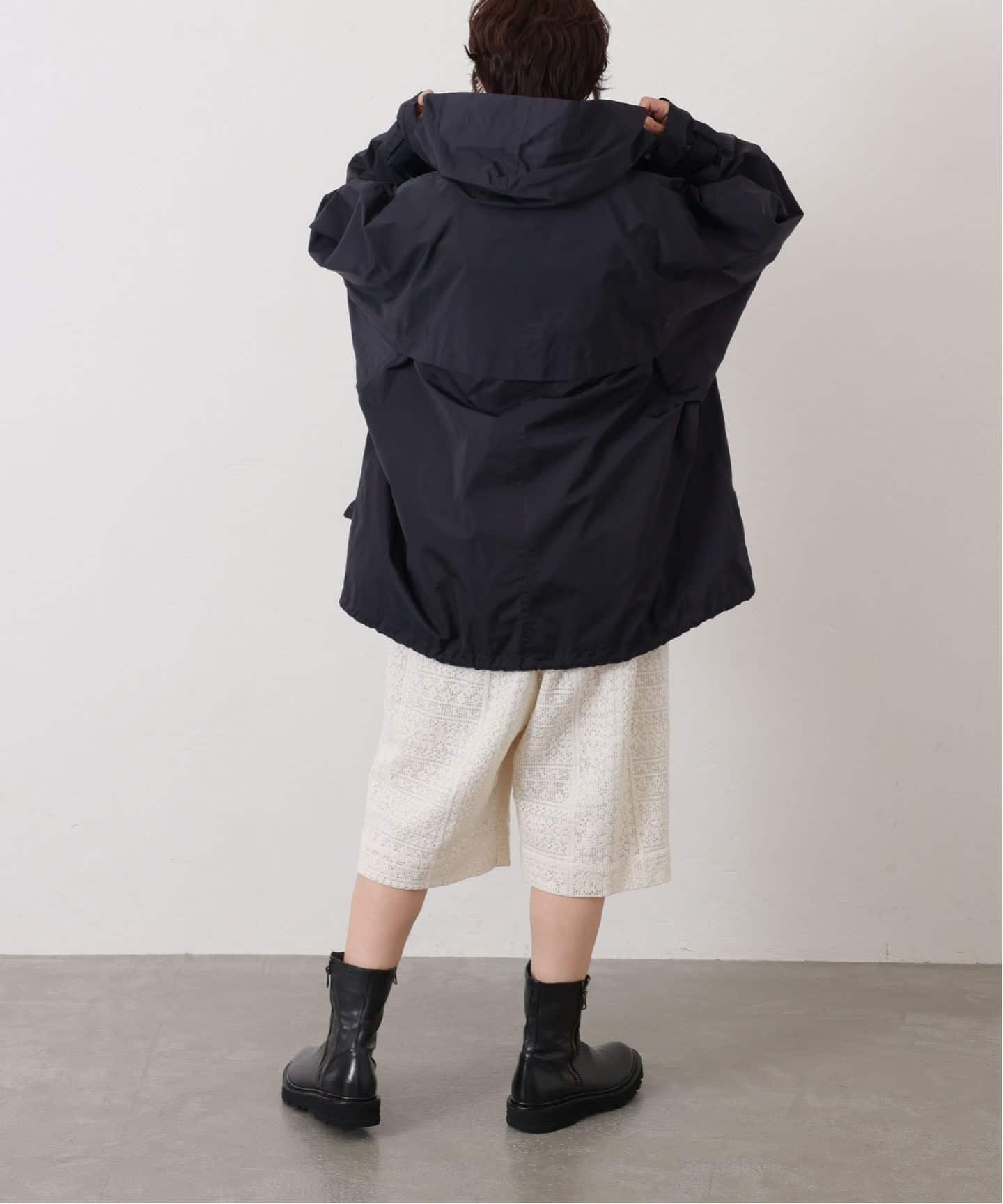 ナイロンハーフコート（フードコート）｜journal standard luxe
