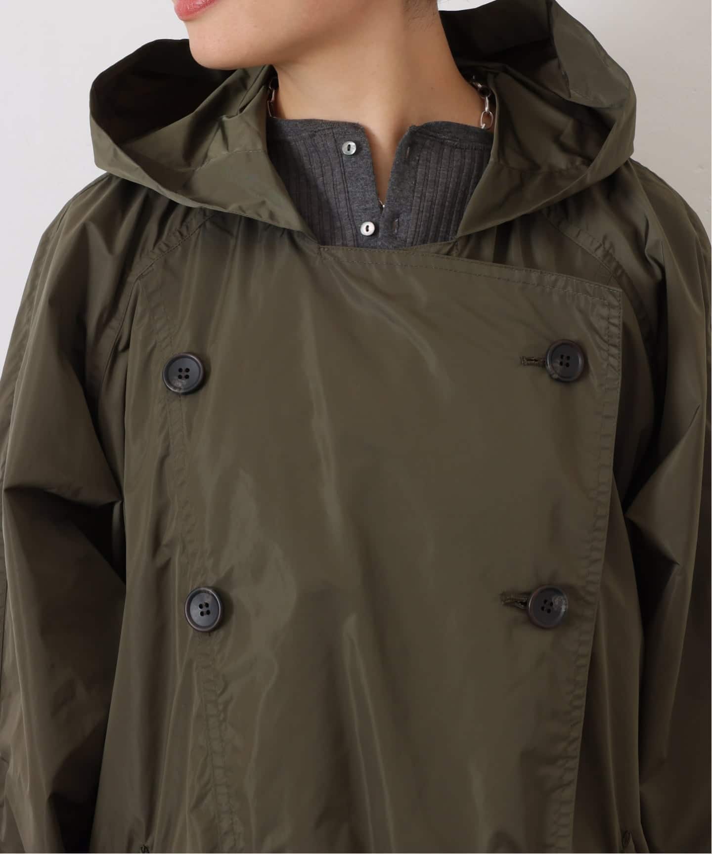 ナイロンハーフコート（フードコート）｜journal standard luxe