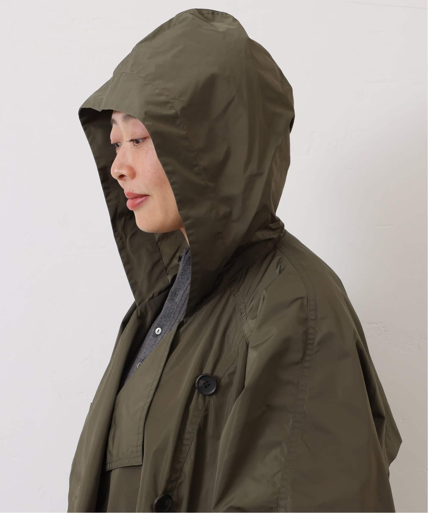 ナイロンハーフコート（フードコート）｜journal standard luxe