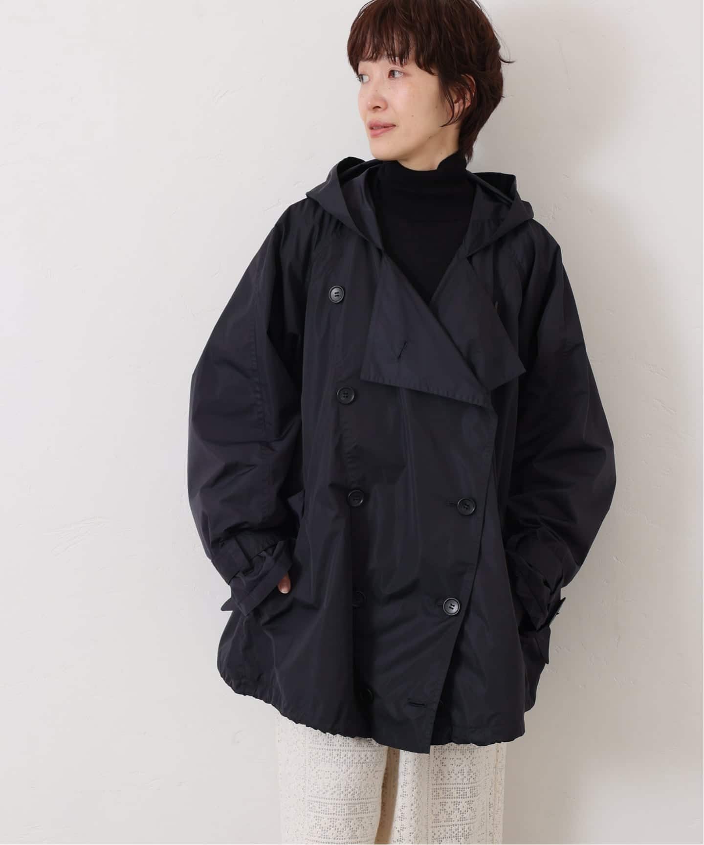 予約》ナイロンハーフコート（フードコート）｜journal standard luxe