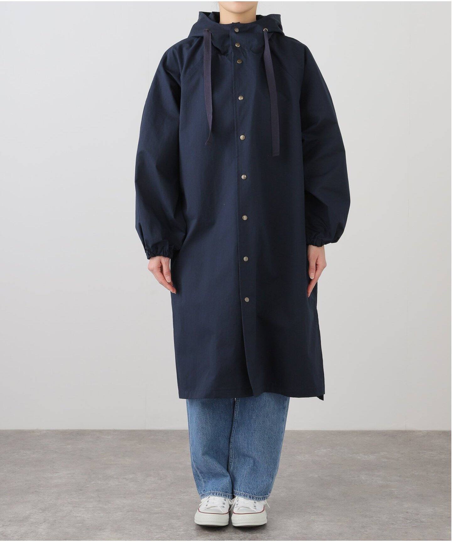 コットンナイロンハーフcoat（フードコート）｜journal standard luxe 