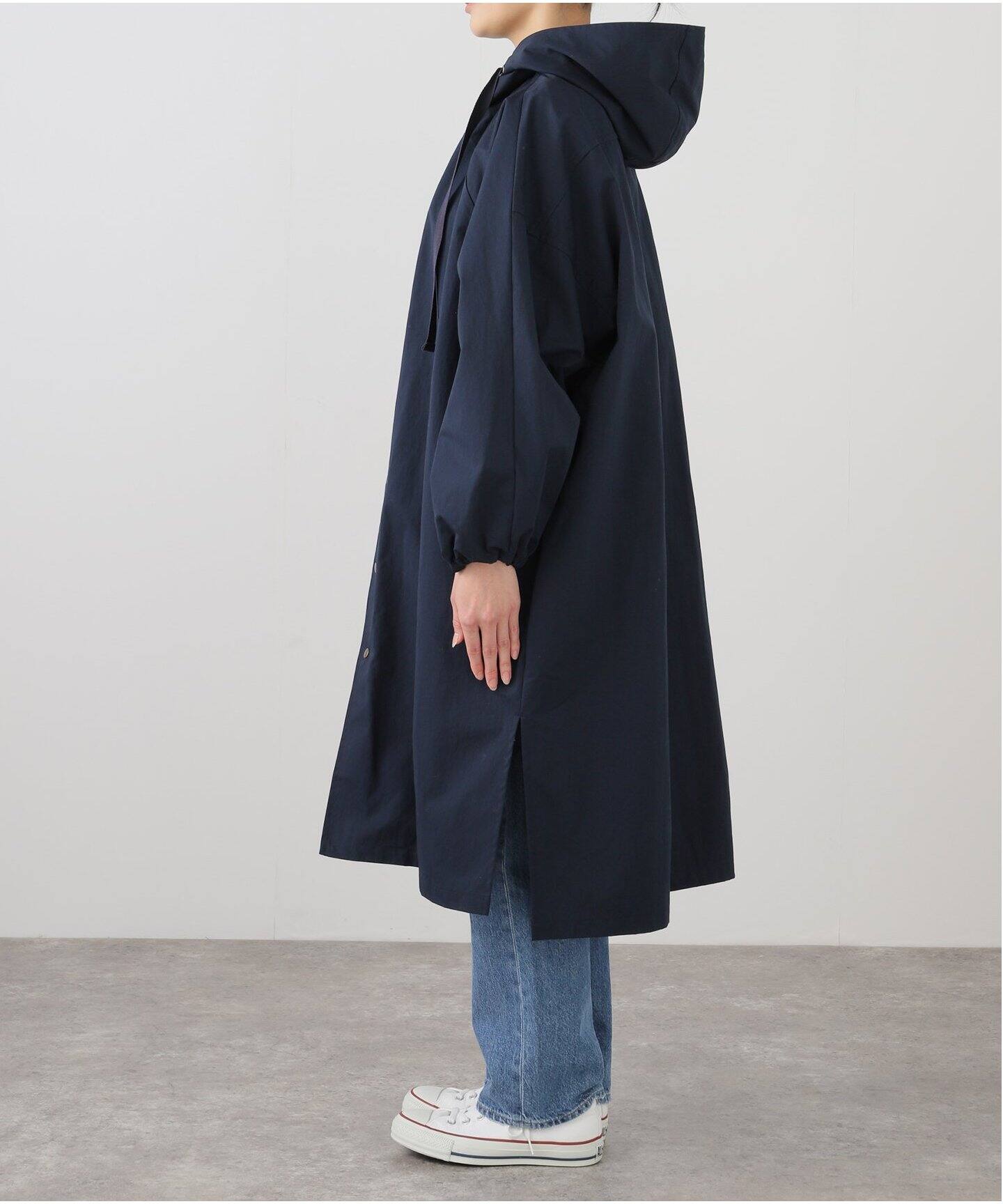 コットンナイロンハーフcoat（フードコート）｜journal standard luxe 